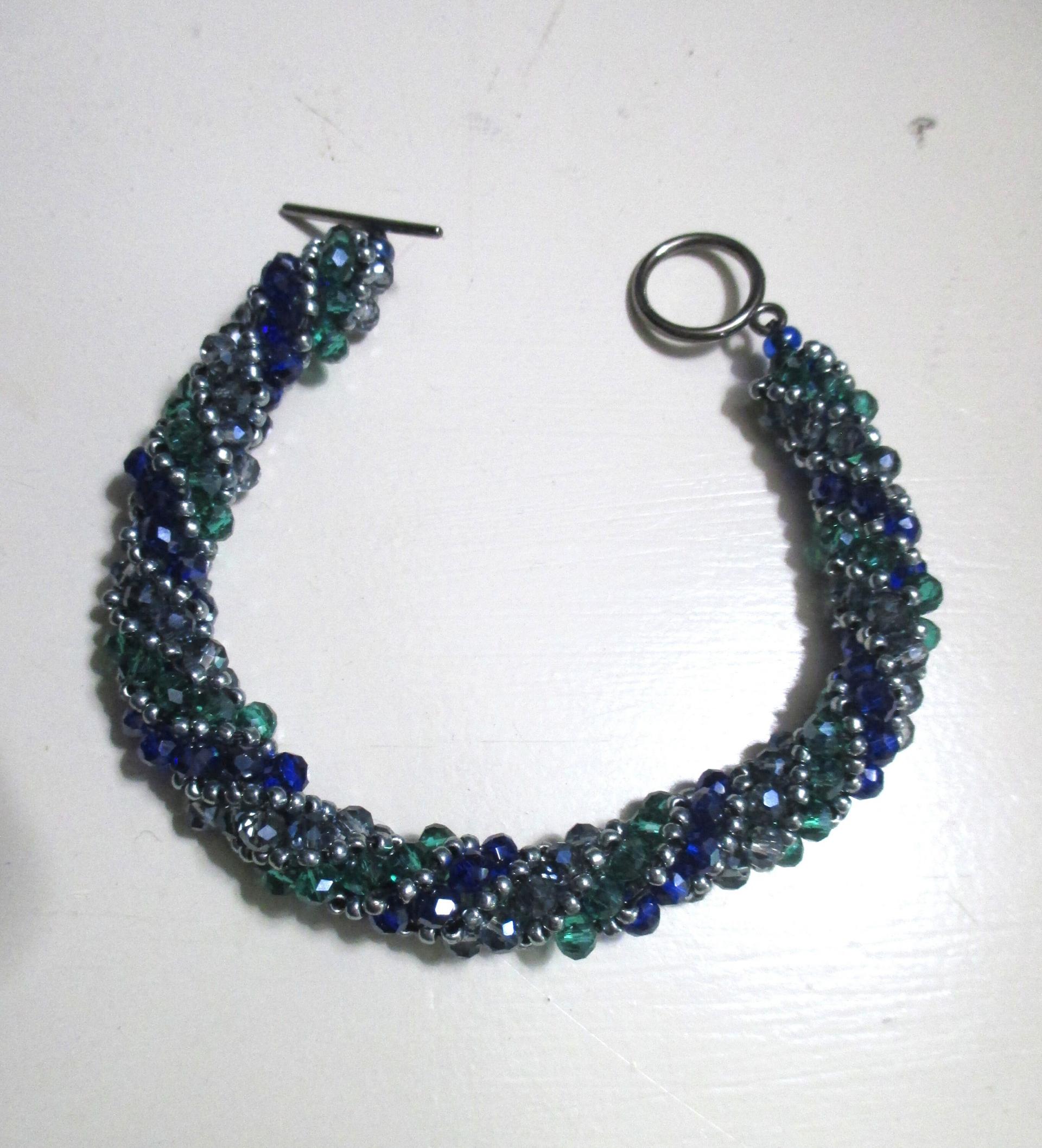 Beaded Bracelets - crystal and seed beads