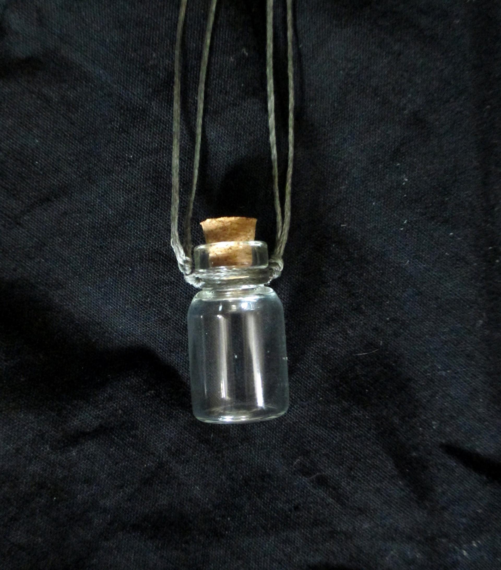 Tiny Jar Necklace with Cork