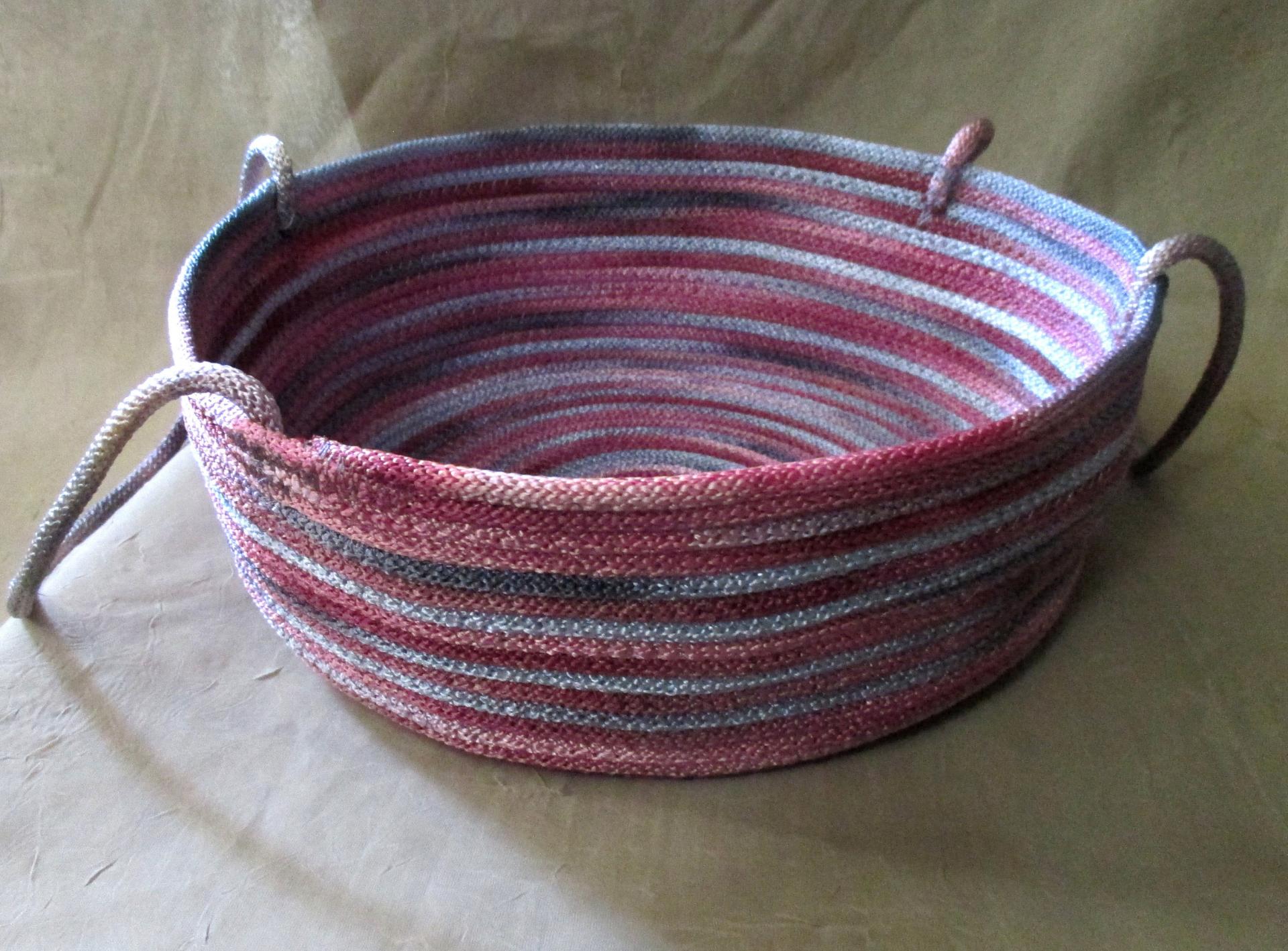 Rope Basket, Gathering Basket, Storage Basket, Catch All