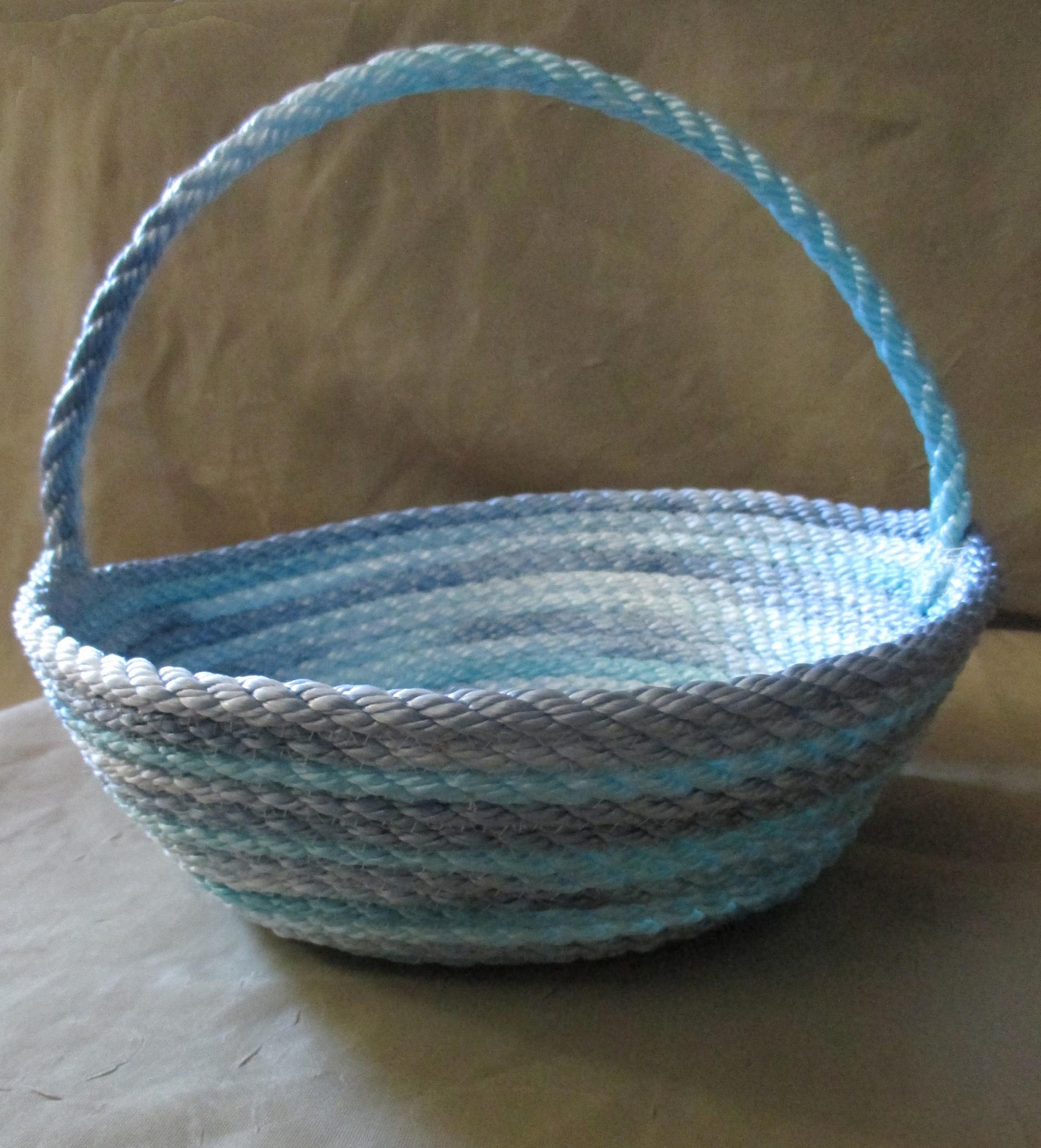 Rope Basket, Gathering Basket, Storage Basket, Catch All