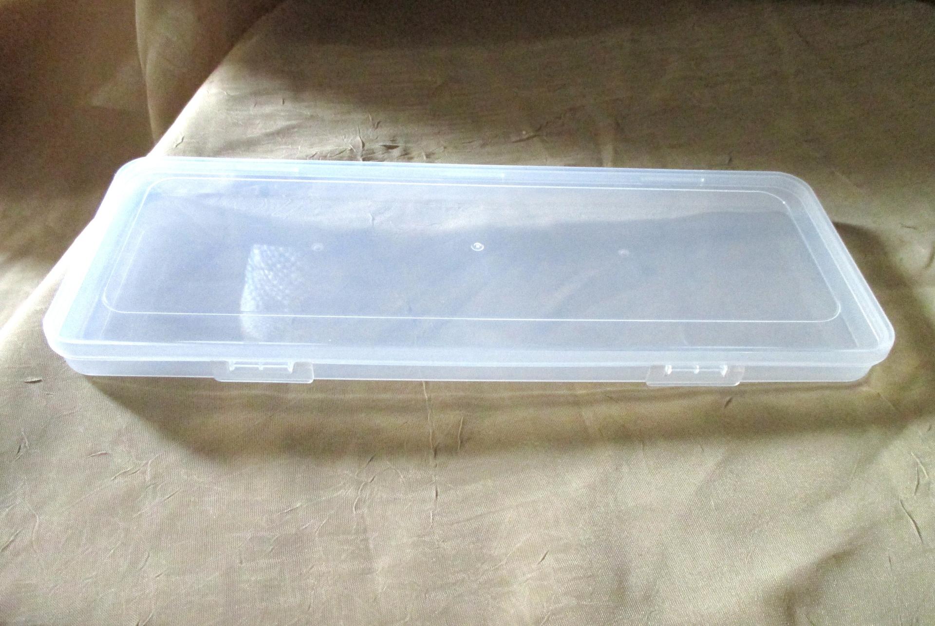 Pen, Brush and Tool Case - Plastic Container, Rectangle, multiple sizes - Storage Container