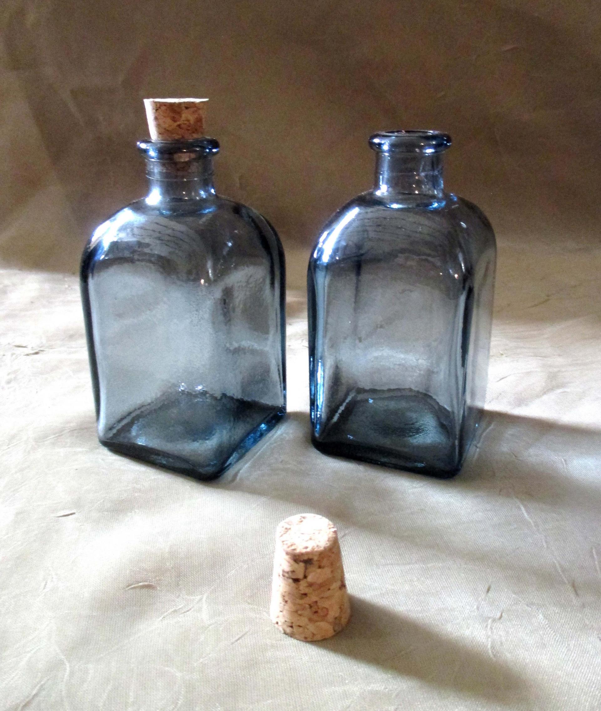 Apothecary Bottles, Large Bottles with Cork