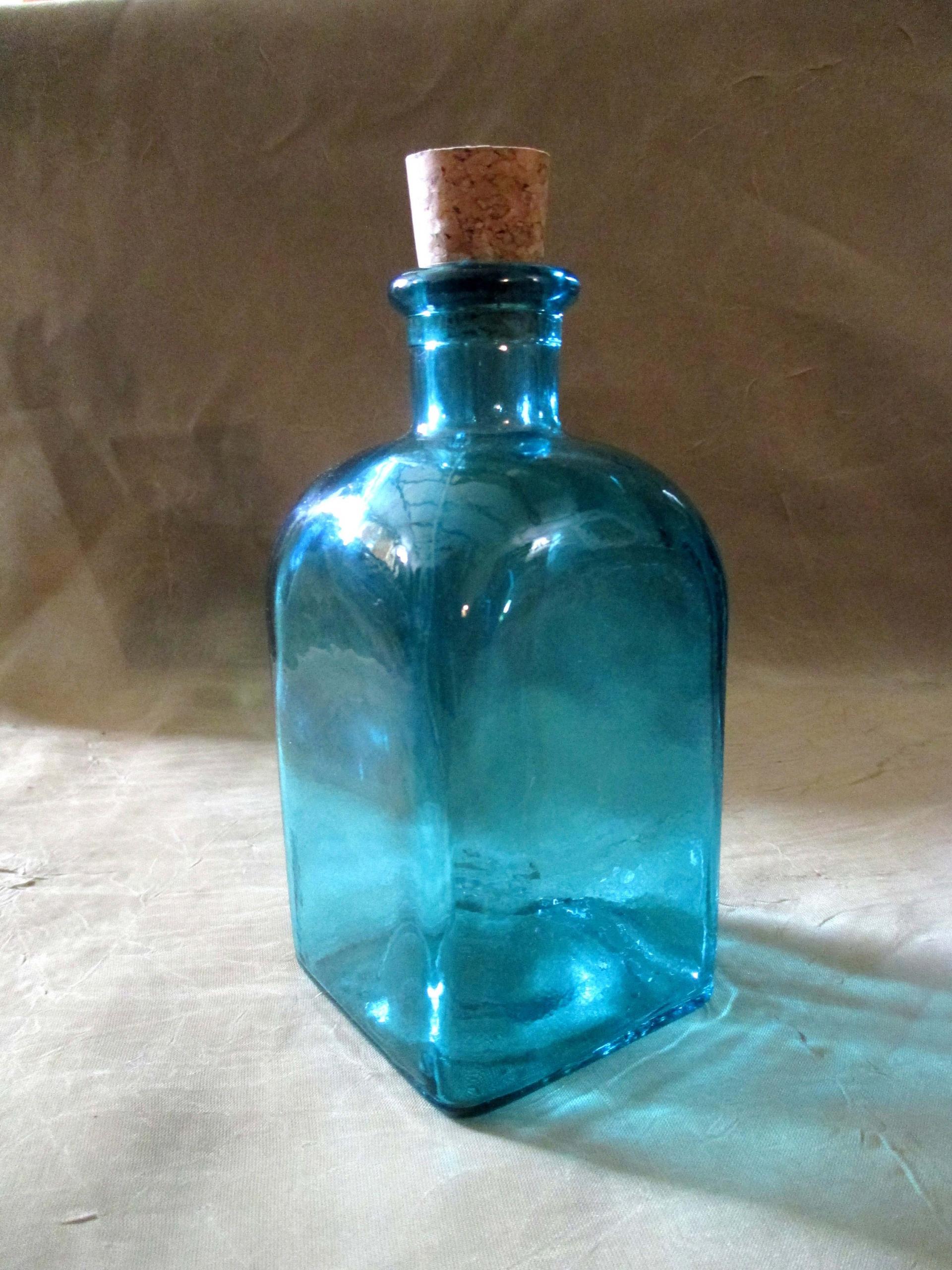 Apothecary Bottles, Large Bottles with Cork