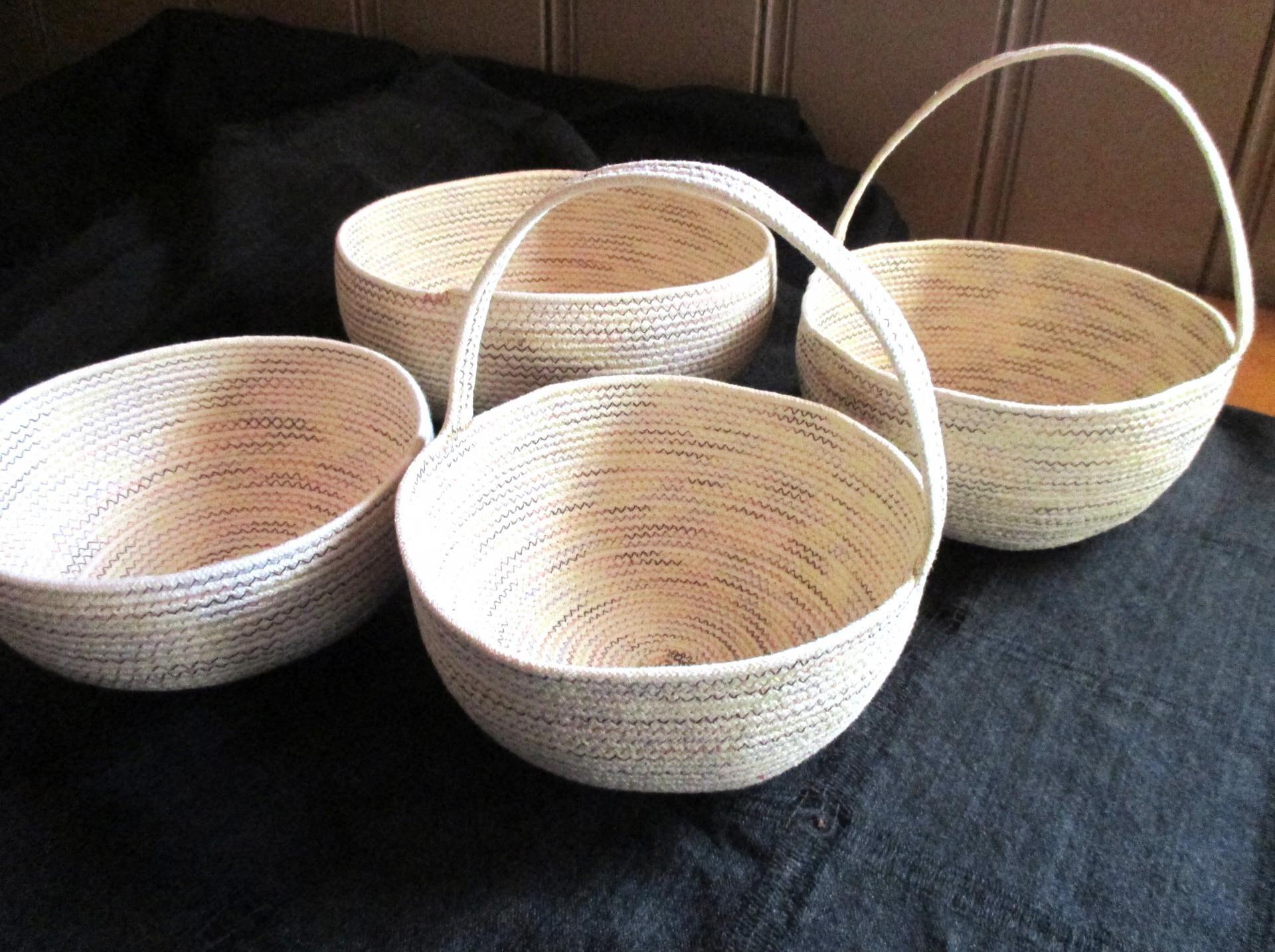 Rope Bowls, Storage Basket, Catch All
