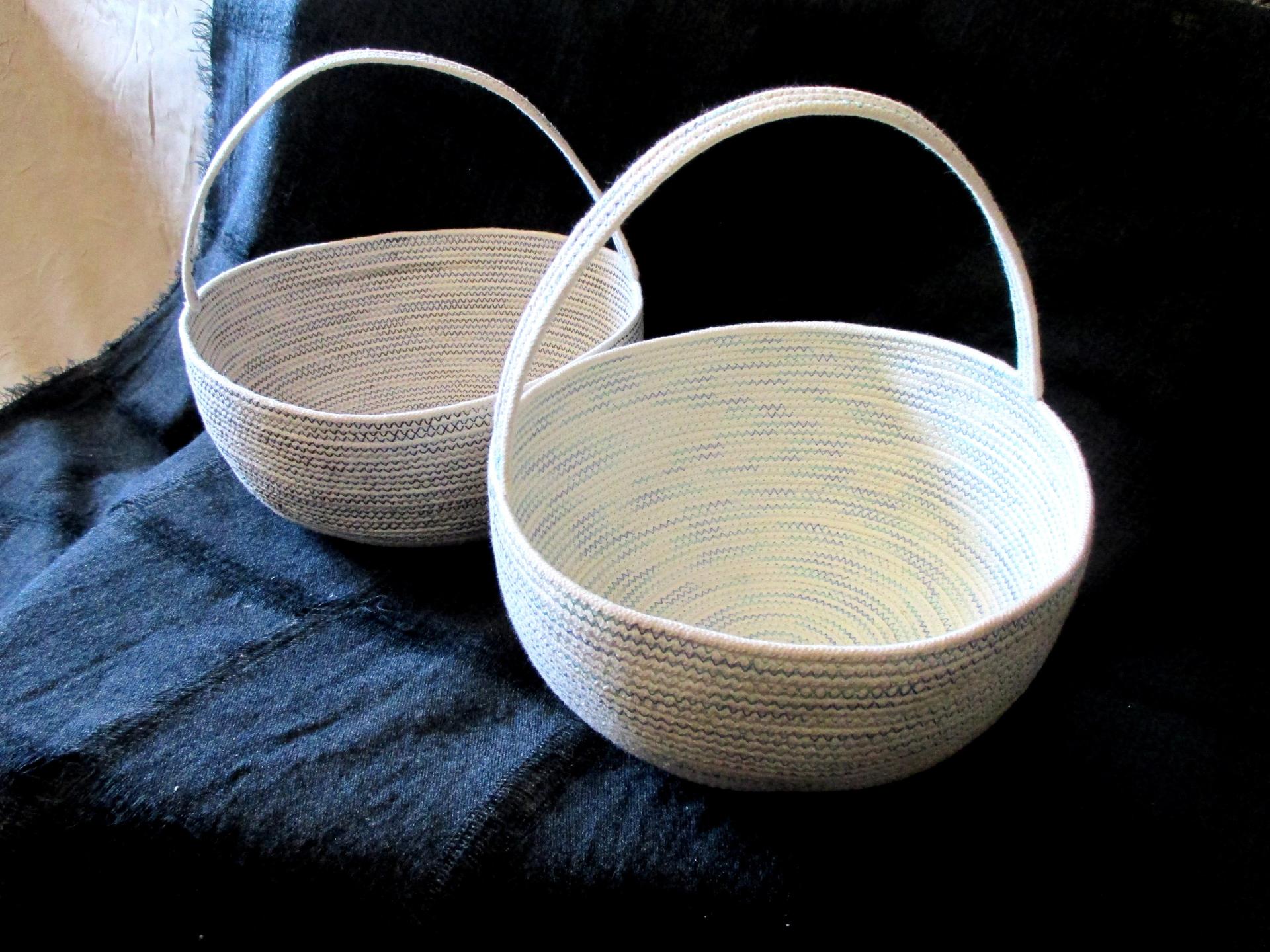 Cotton Rope Basket, Gift Basket, Craft Basket and for Storage
