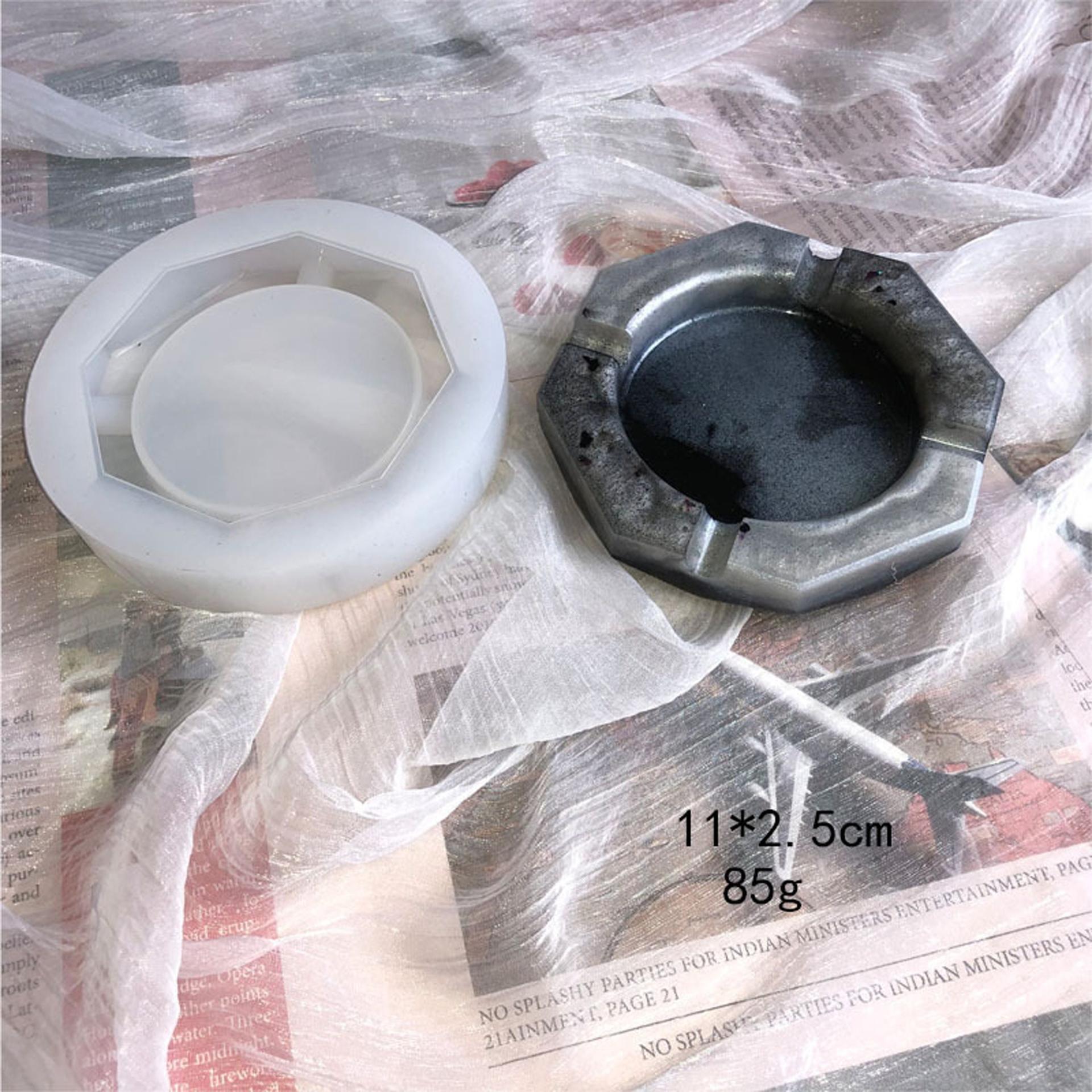 Ashtray Casting Mold - for Epoxy Resin, Clay or other Casting Mediums