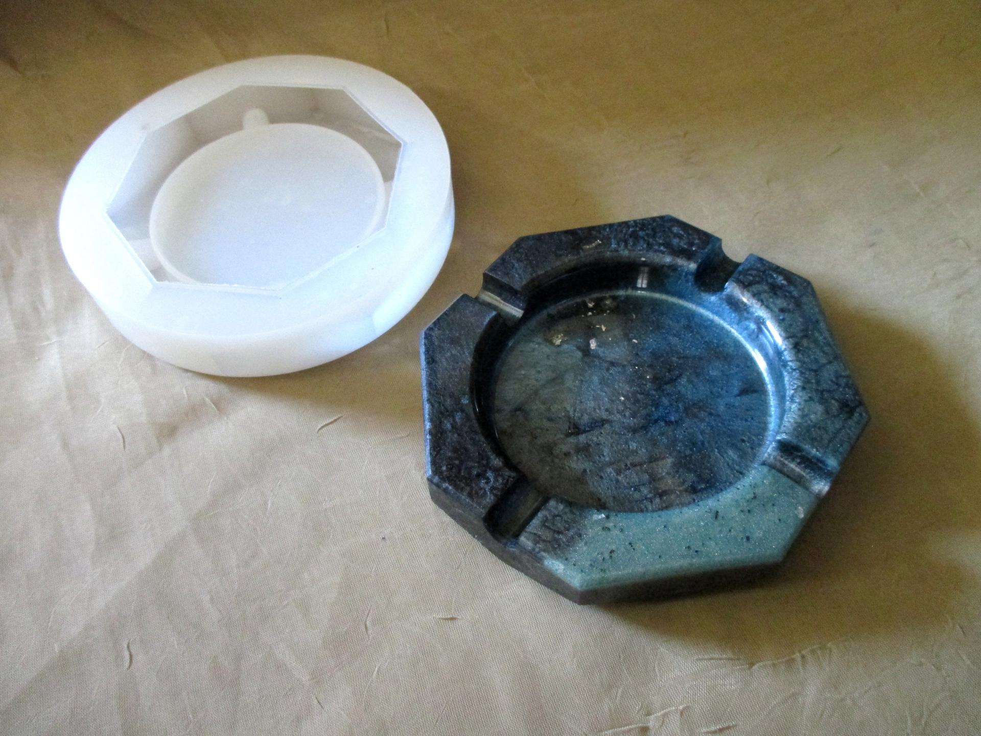 Ashtray Casting Mold - for Epoxy Resin, Clay or other Casting Mediums