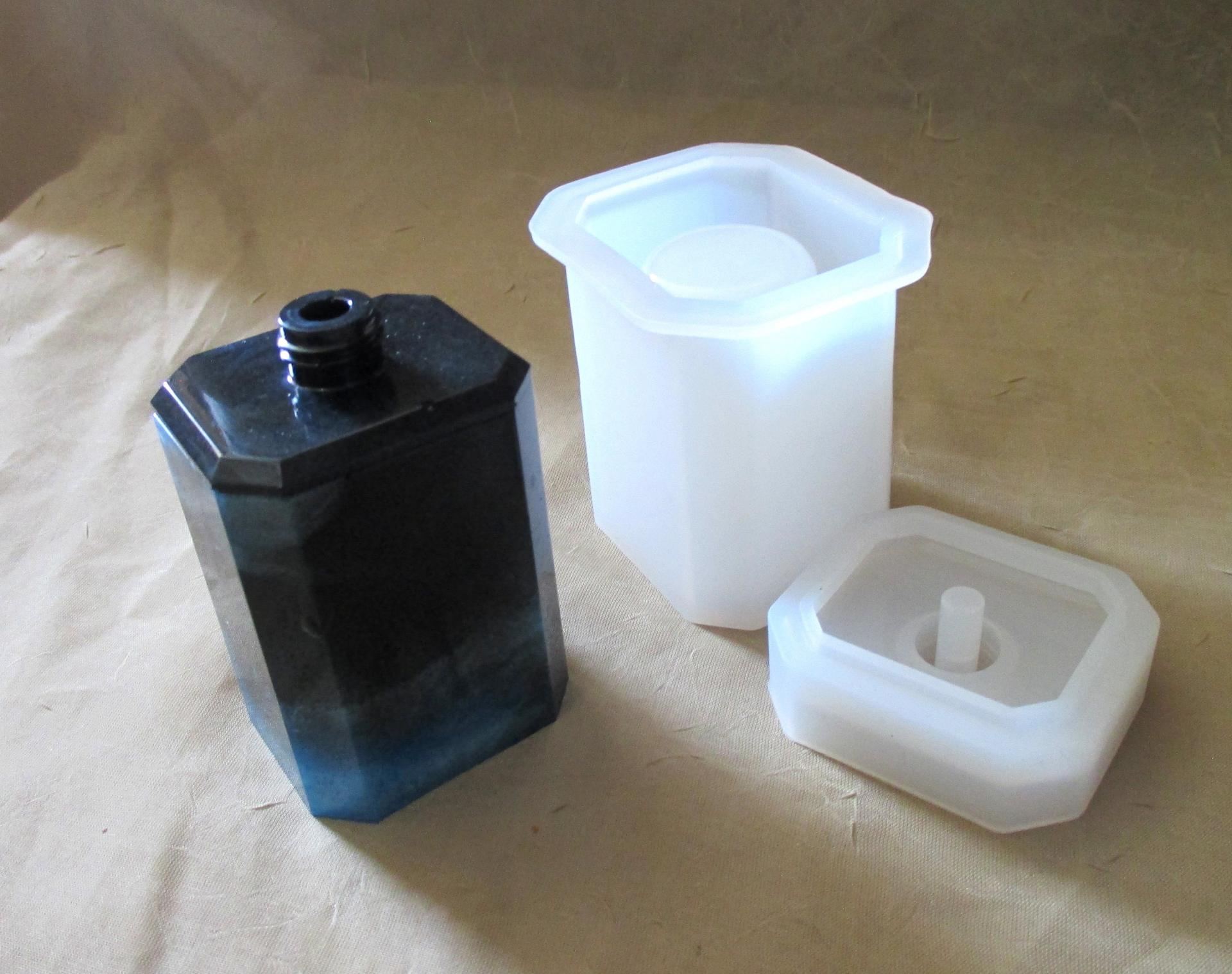 Mold - Perfume Bottle Casting Mold - for Epoxy, Clay or other casting medium