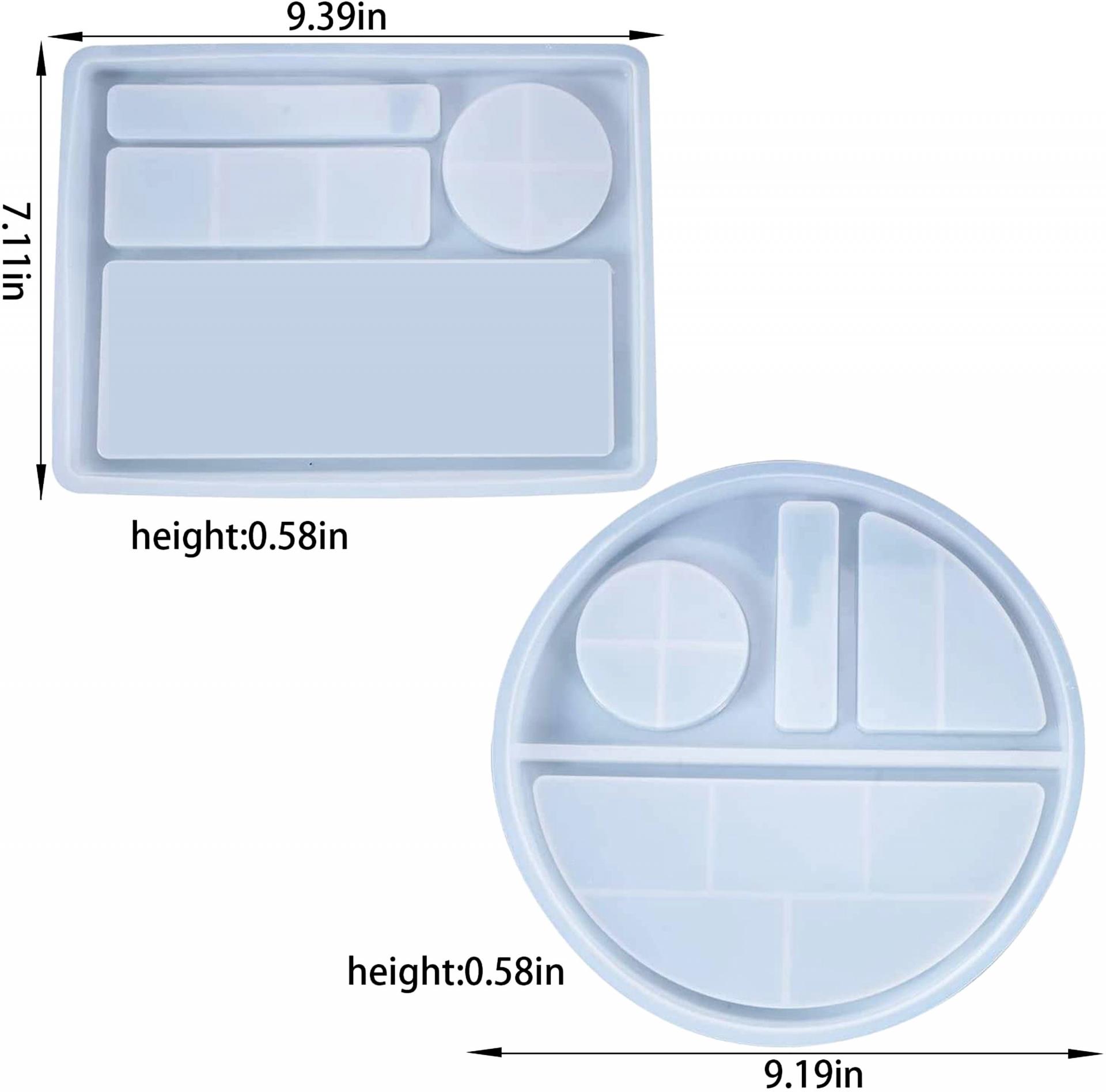 Molds - Tray Casting Mold - for Epoxy, Clay or other casting medium