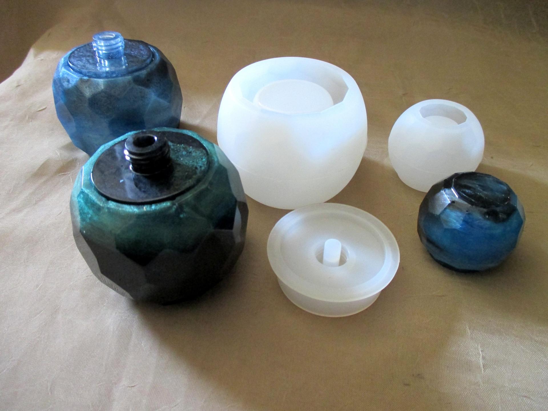 Mold - Perfume Bottle Casting Mold - for Epoxy, Clay or other casting medium
