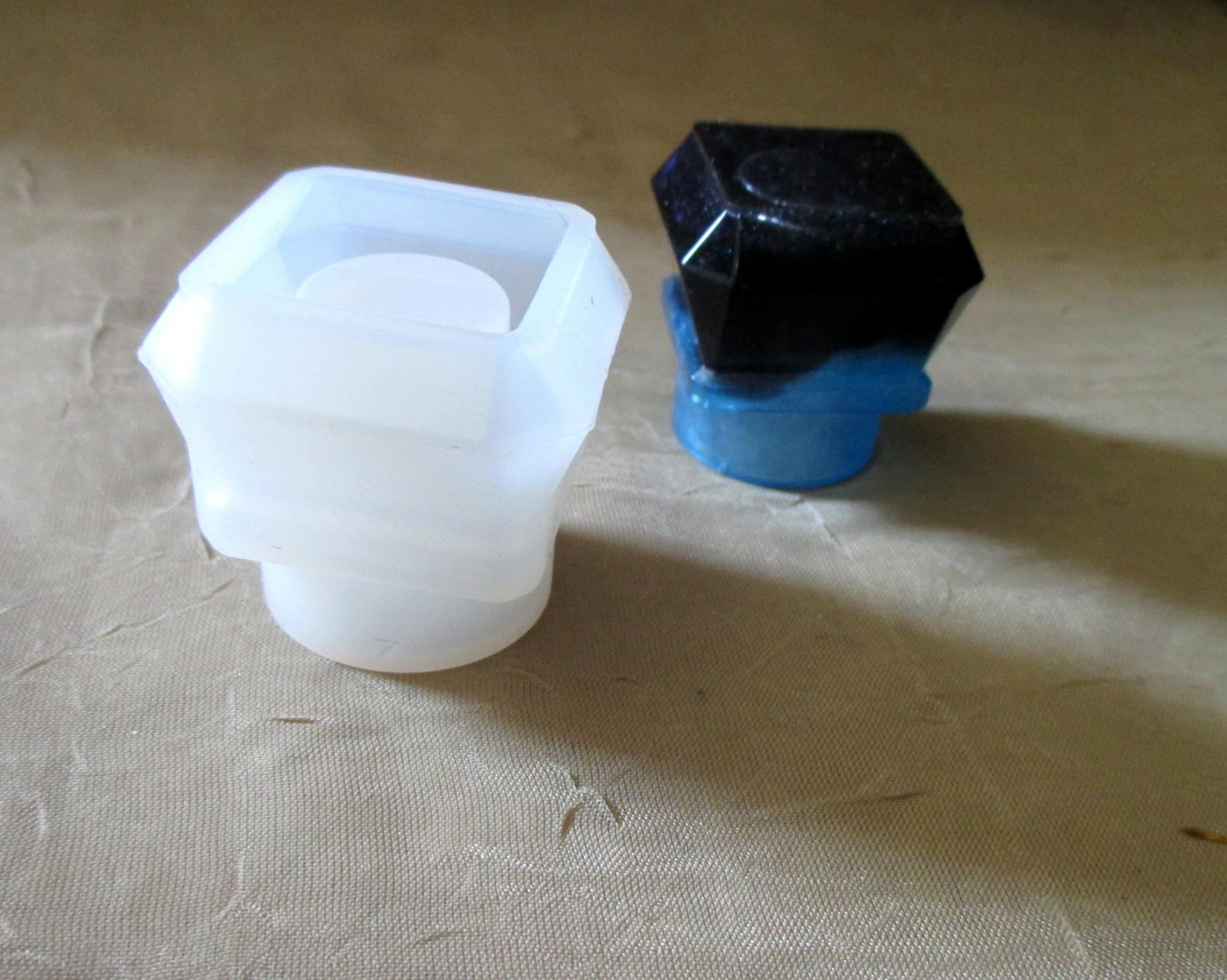 Mold - Perfume Bottle Casting Mold - for Epoxy, Clay or other casting medium