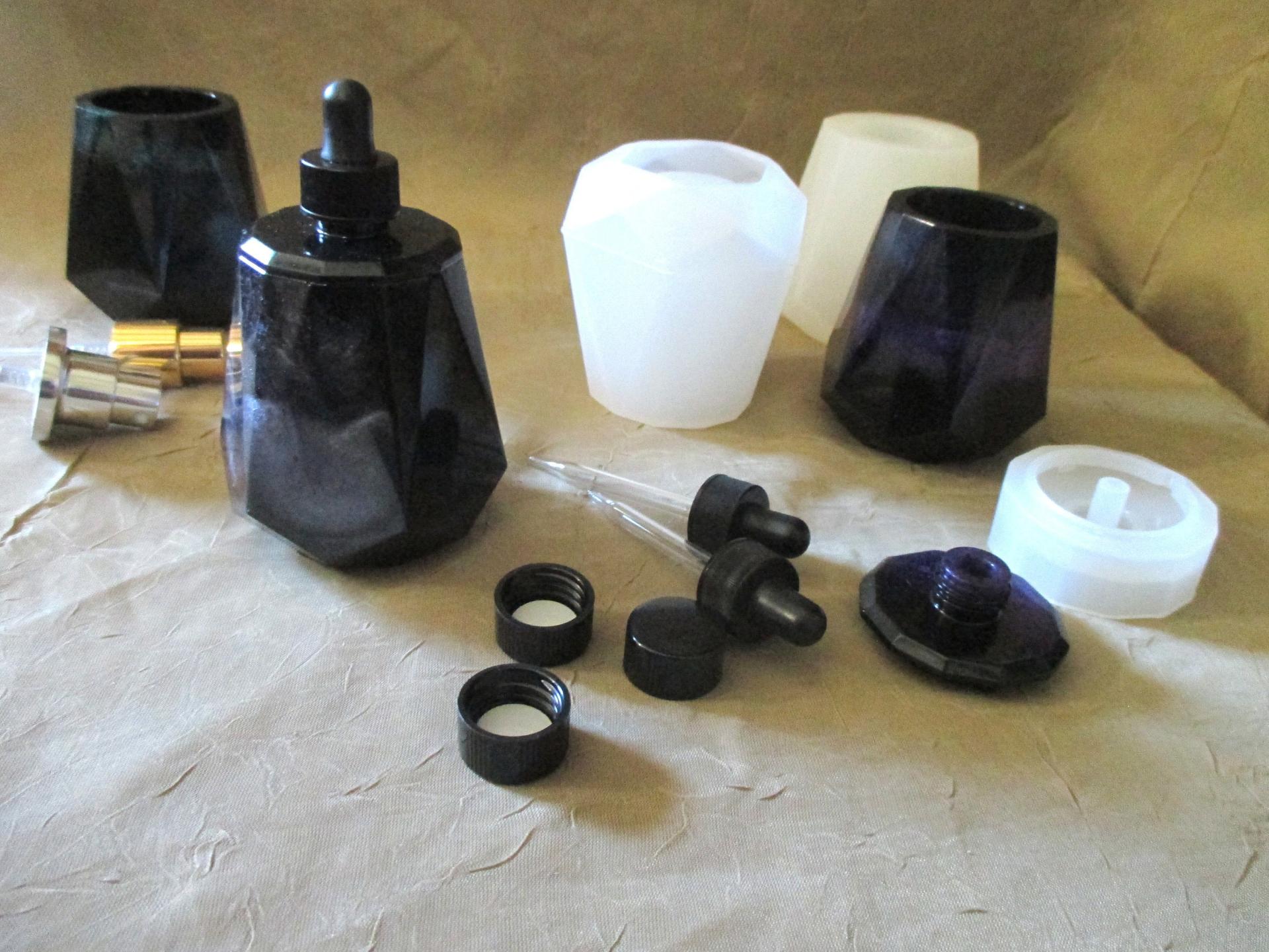 Mold - Perfume Bottle Casting Mold - for Epoxy, Clay or other casting medium