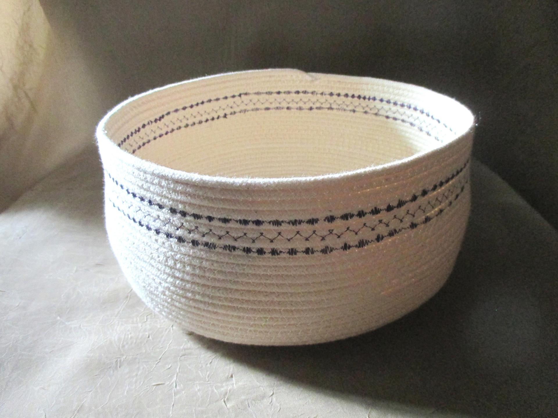 Cotton Rope Basket, Gift Basket, Craft Basket and for Storage