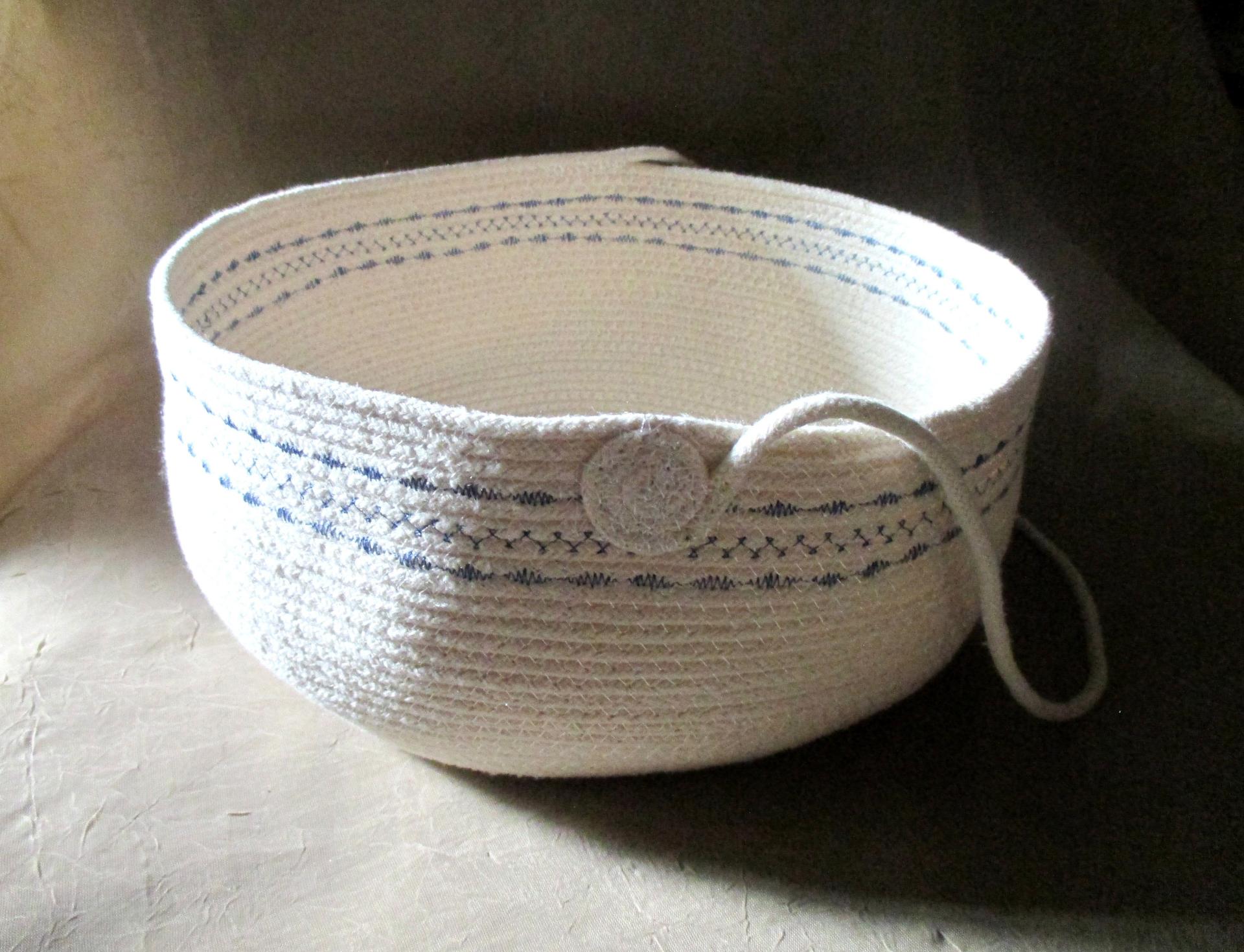 Cotton Rope Basket, Gift Basket, Craft Basket and for Storage