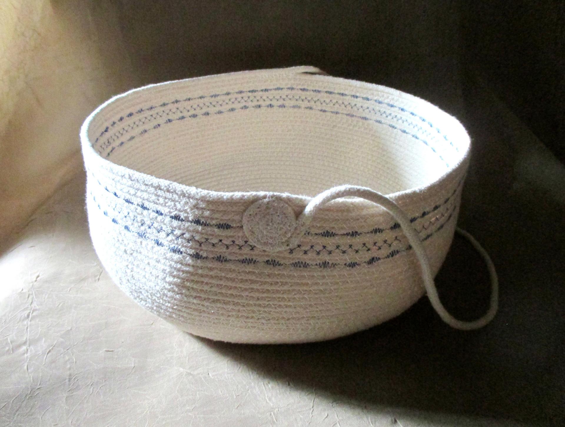 Cotton Rope Basket, Gift Basket, Craft Basket and for Storage