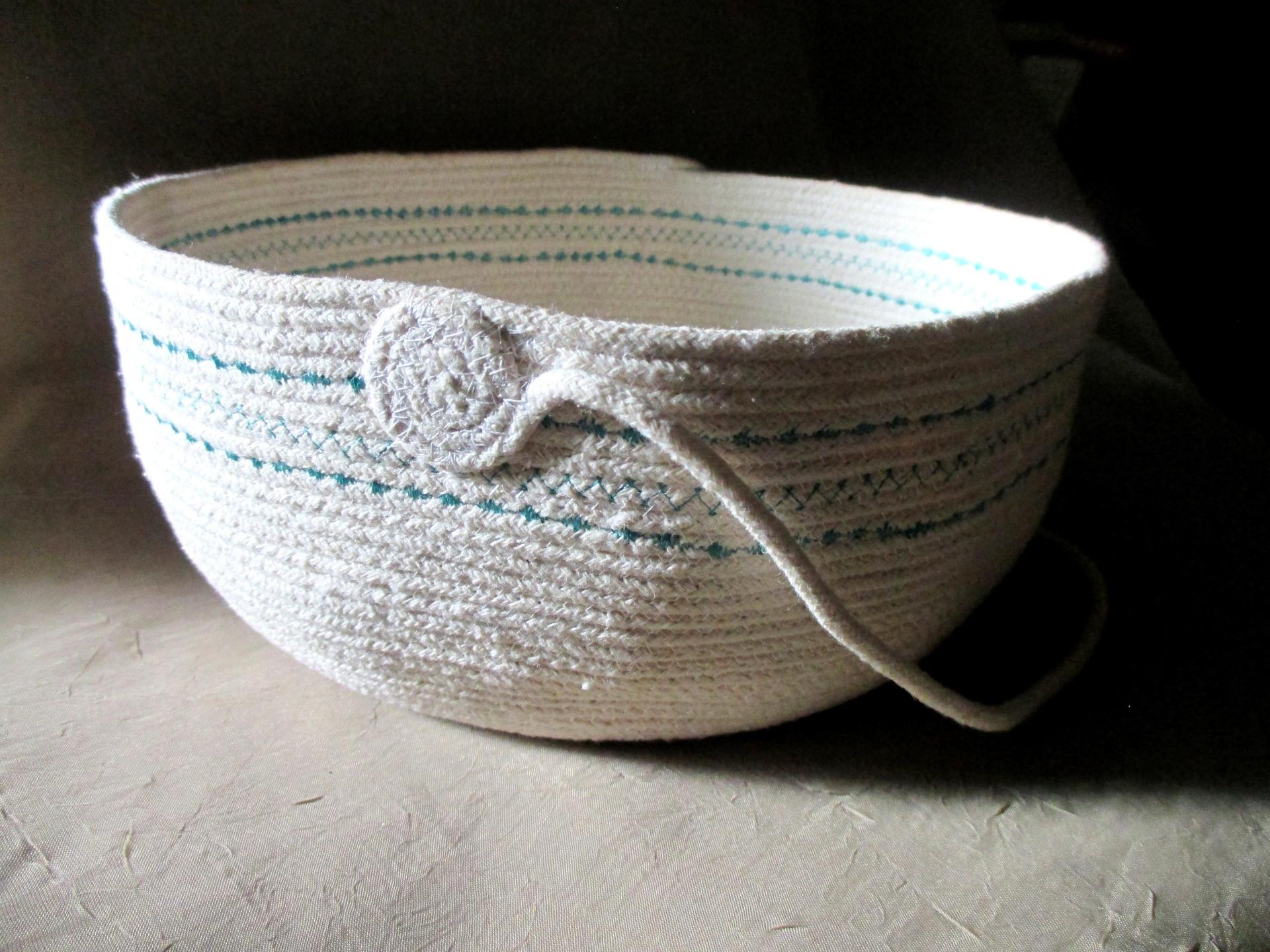 Cotton Rope Basket, Gift Basket, Craft Basket and for Storage