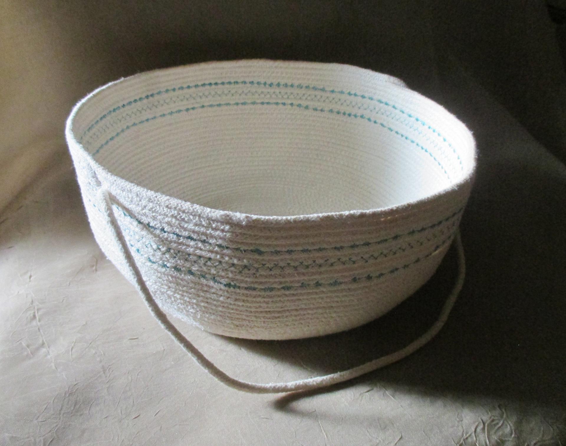 Cotton Rope Basket, Gift Basket, Craft Basket and for Storage