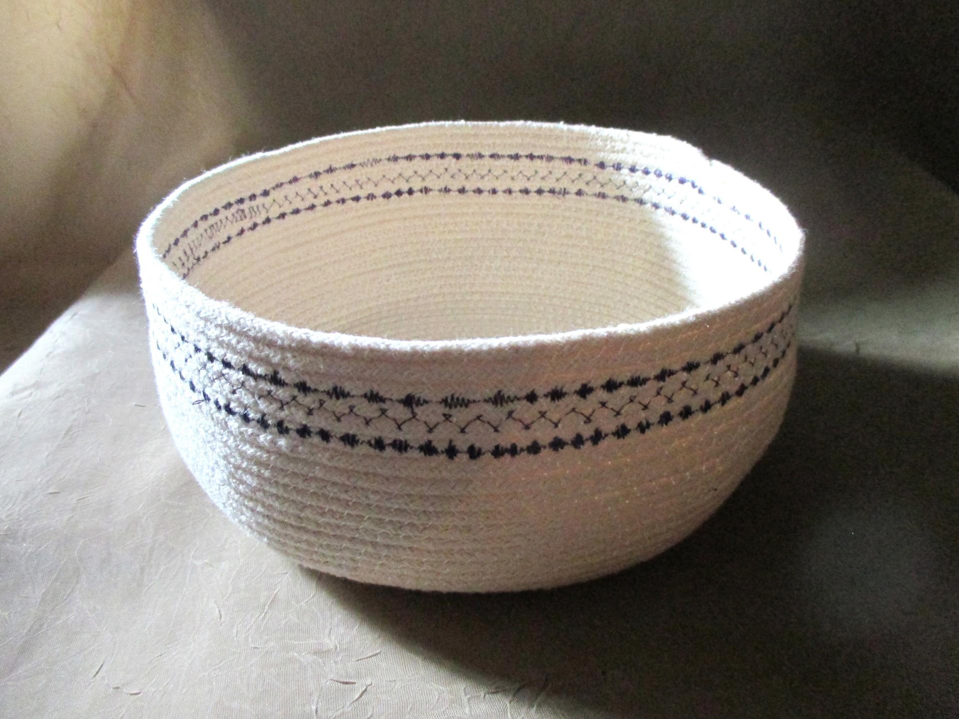 Cotton Rope Basket, Gift Basket, Craft Basket and for Storage