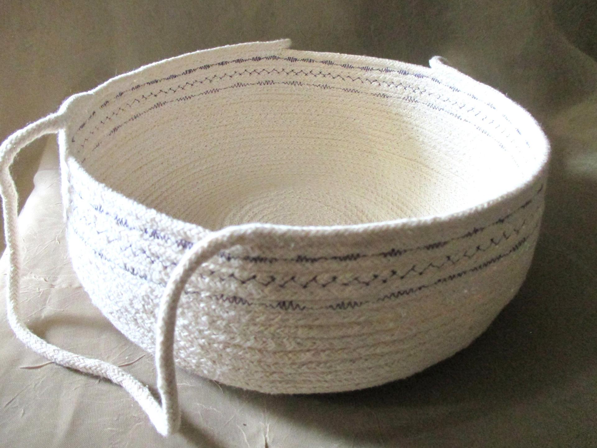 Cotton Rope Basket, Gift Basket, Craft Basket, Gathering Basket, Storage Basket