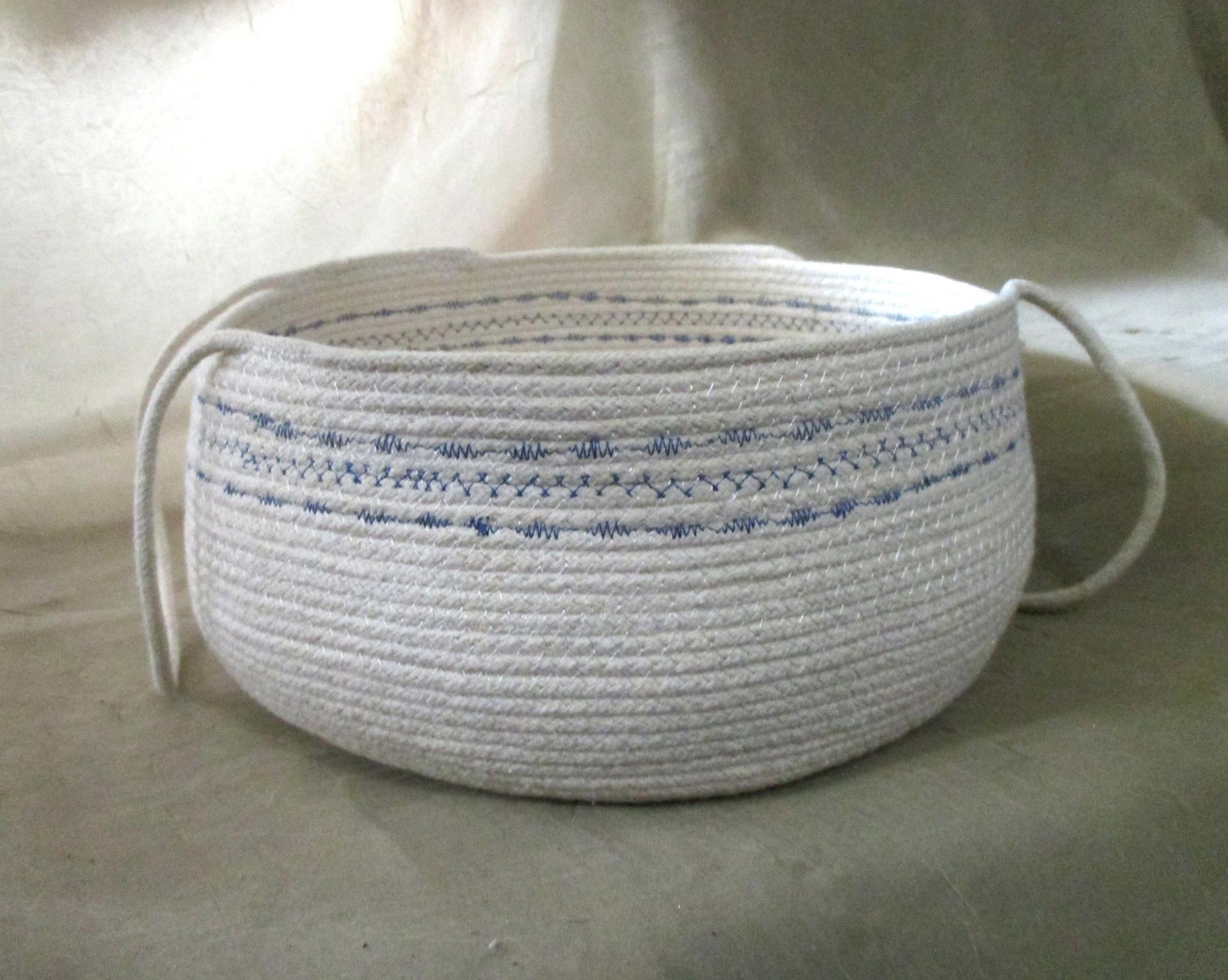 Cotton Rope Basket, Gift Basket, Craft Basket, Gathering Basket, Storage Basket