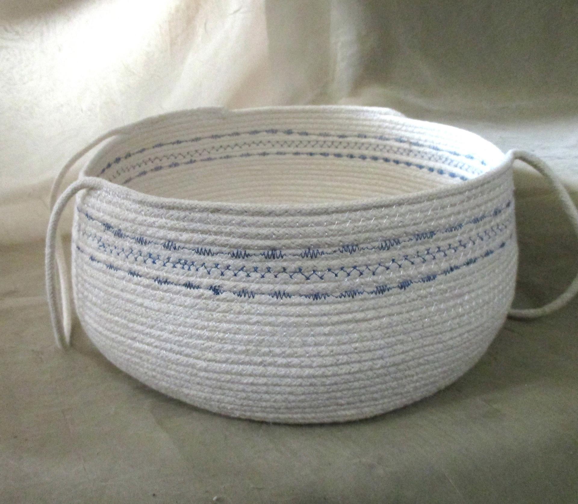 Cotton Rope Basket, Gift Basket, Craft Basket, Gathering Basket, Storage Basket
