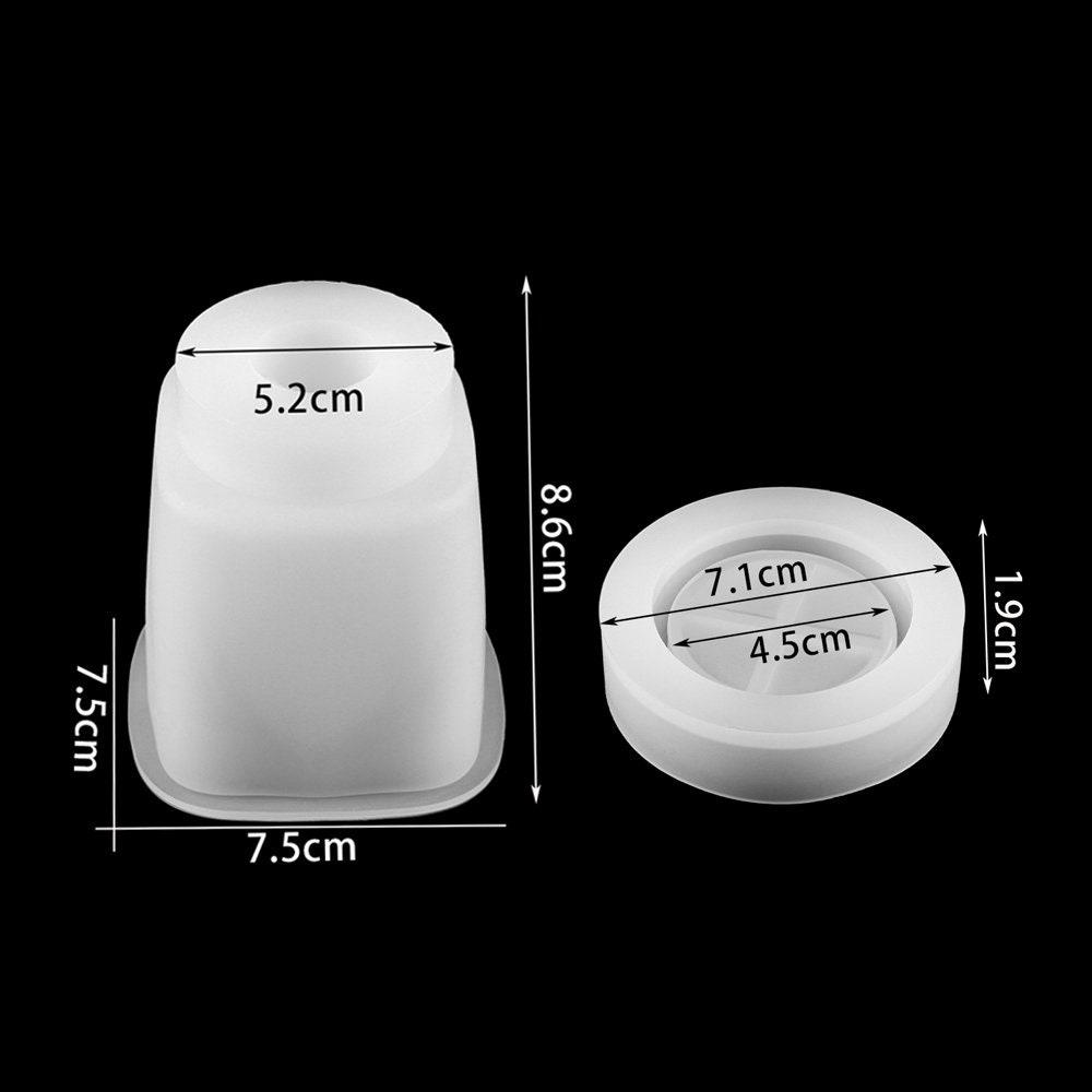 Mold - Jar Casting Mold - for Epoxy, Clay or other casting medium - Jar with screw top lid