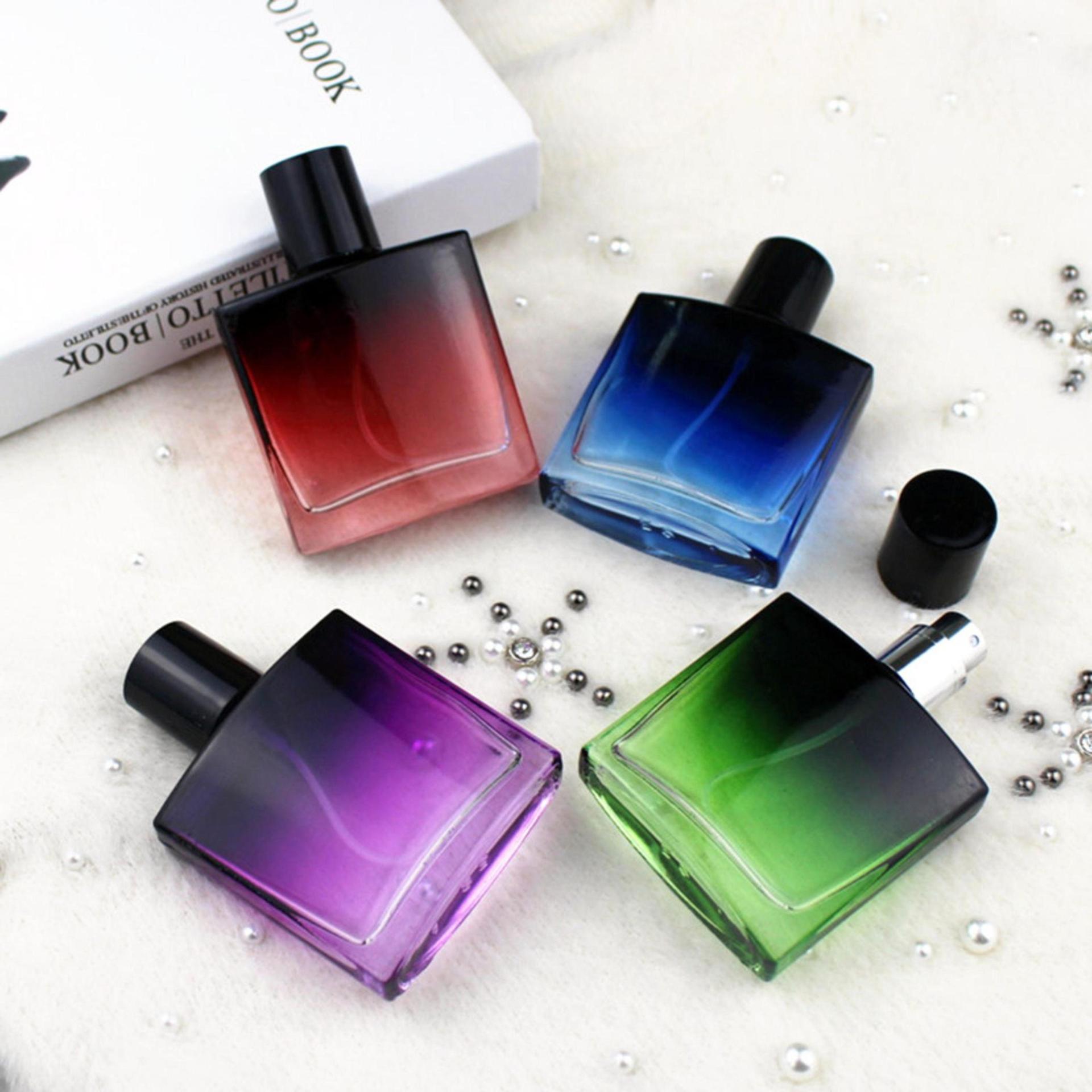 Perfume Bottles, Spray Mister, Multiple Colors, Square Bottle