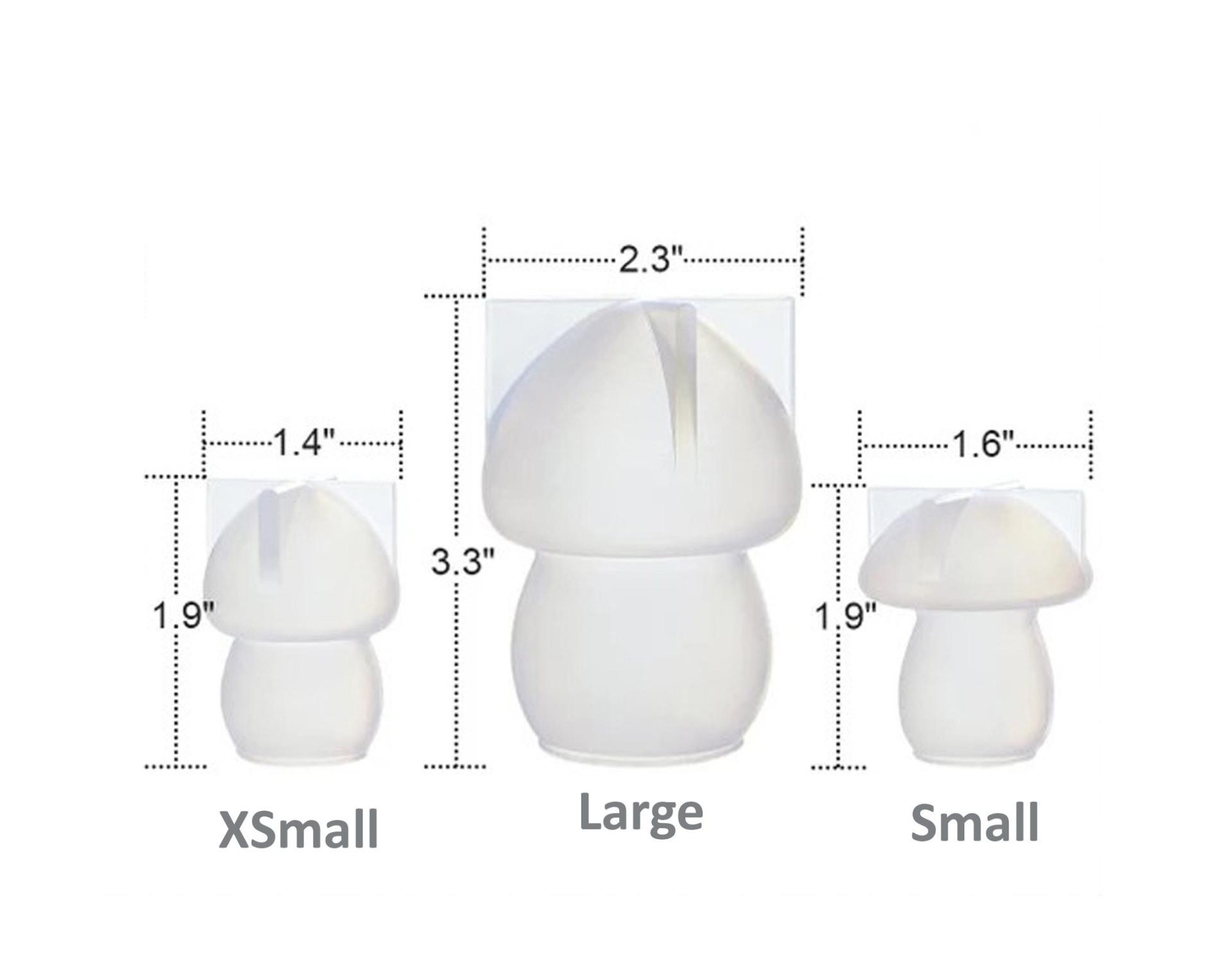 Mushroom Casting Molds - Multiple Sizes - Mushroom Set