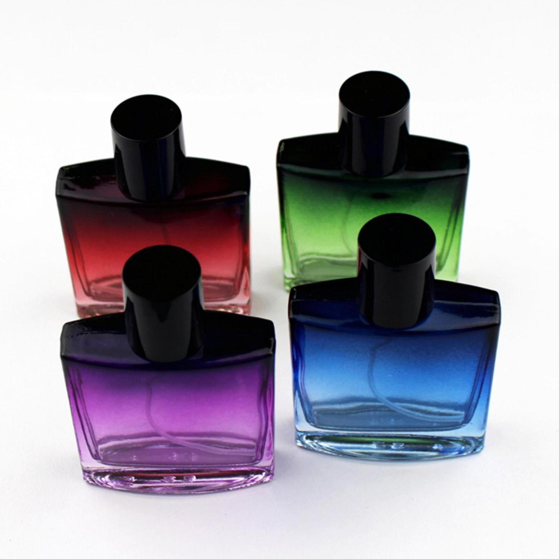 Perfume Bottles, Spray Mister, Multiple Colors, Square Bottle