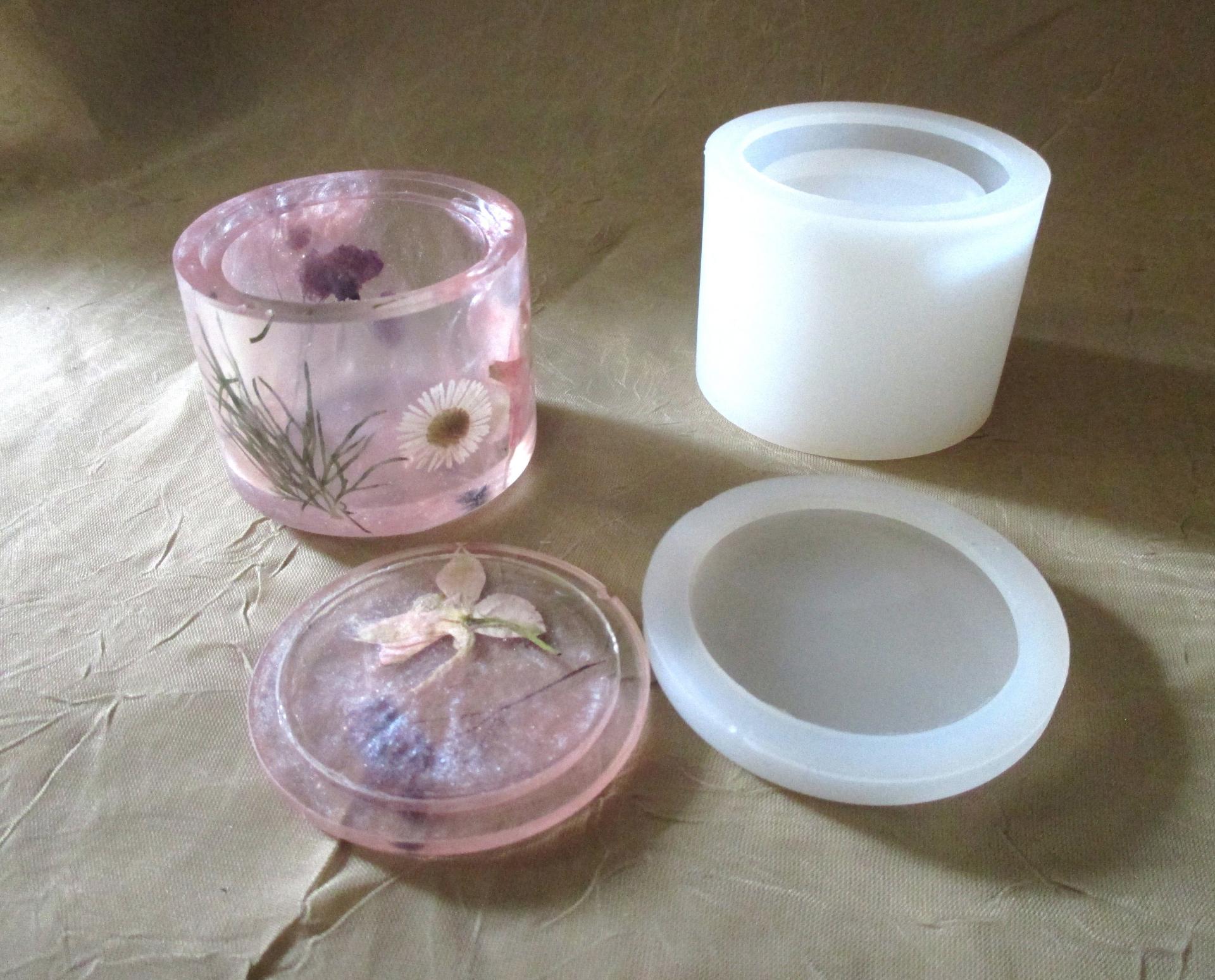 Mold - Candle Jar - Small Container - for Epoxy, Concrete, Clay or other casting medium