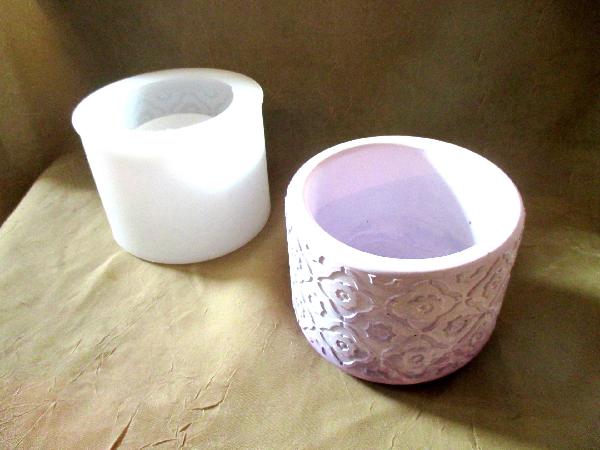 Mold - Candle Jar - Mini Pot, Storage Bowl - for Epoxy, Concrete, Clay or other casting medium