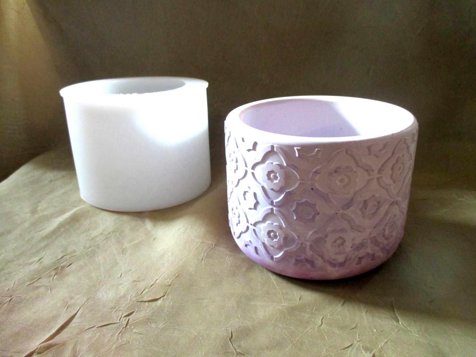 Mold - Candle Jar - Mini Pot, Storage Jar - for Epoxy, Concrete, Clay or other casting medium