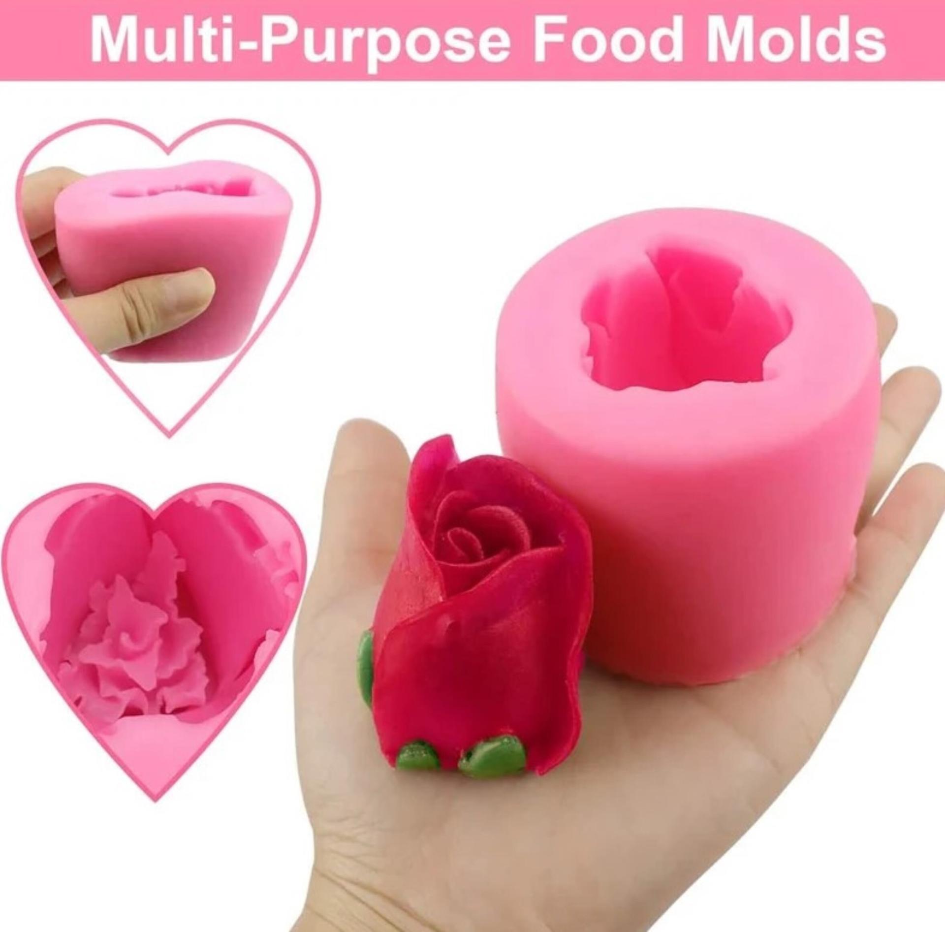 Molds - Rose Casting Molds - Multiple Sizes and types - for Baking, Candle Molds, for Epoxy, Clay or other casting medium