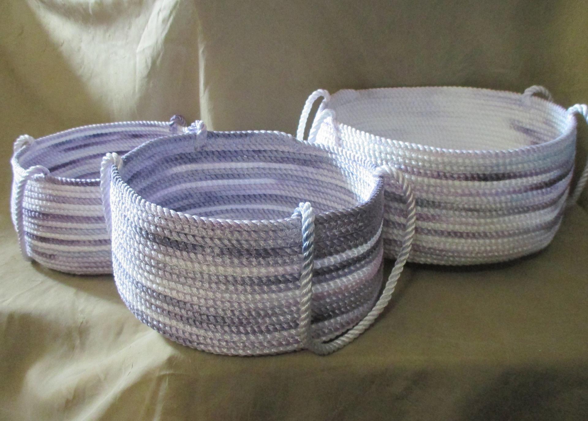 Rope Basket, Gathering Basket, Storage Basket, Catch All