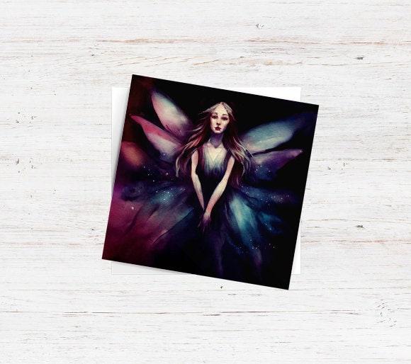 Fairy Cards, Large Note Card, Invites, Birthday, Gift Card