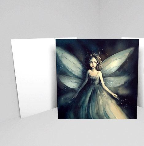 Fairy Cards, Large Note Card, Invites, Birthday, Gift Card