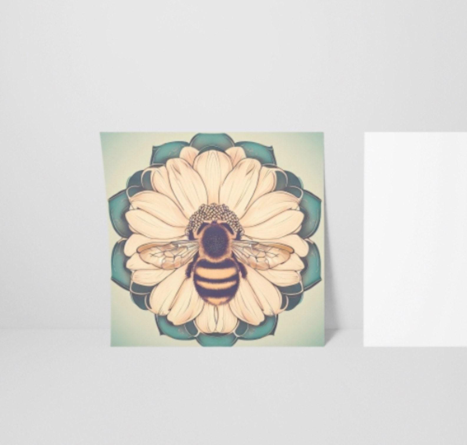 Bumble Bee Cards, Large Note Card, Invites, Birthday, Money Card