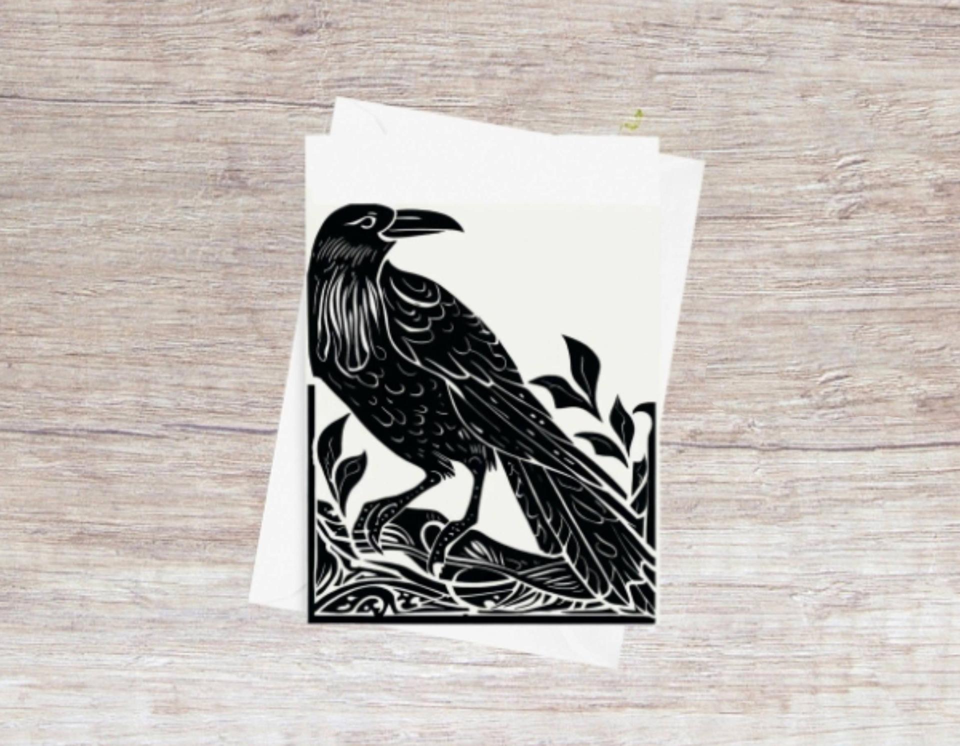 Raven - Large Cards, Notecards, Birthday, Invites