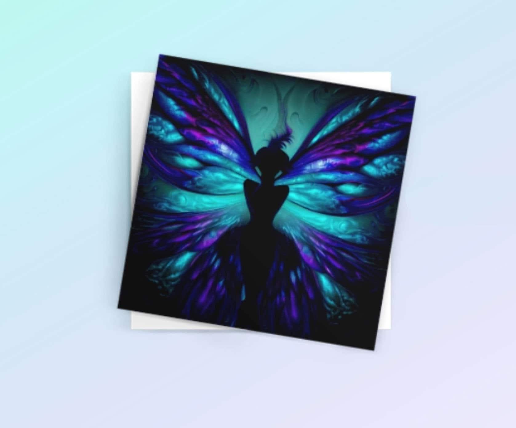 Fairy Cards, Large Note Card, Invites, Birthday, Money Card