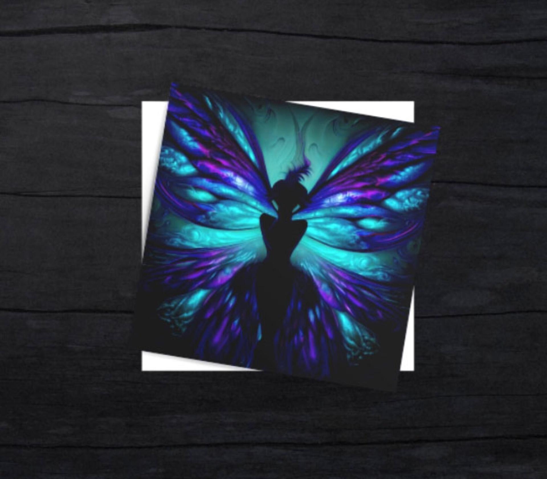 Fairy Cards, Large Note Card, Invites, Birthday, Money Card