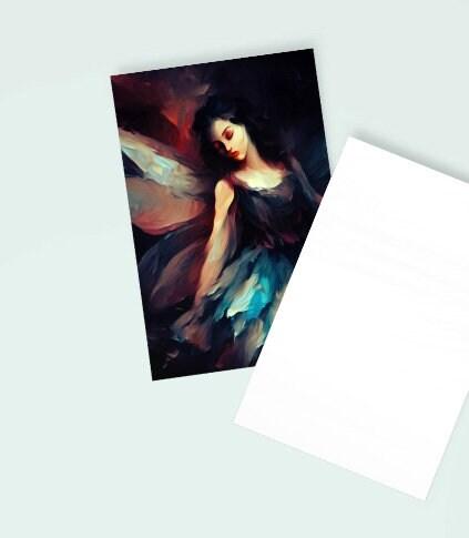 Fairy Cards, Large Note Card, Invites, Birthday, Gift Card