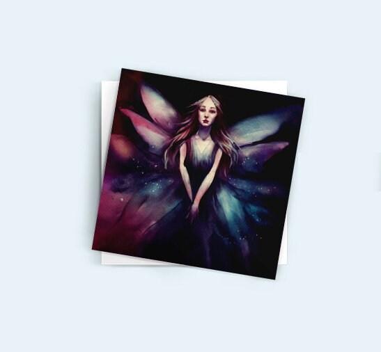 Fairy Cards, Large Note Card, Invites, Birthday, Gift Card