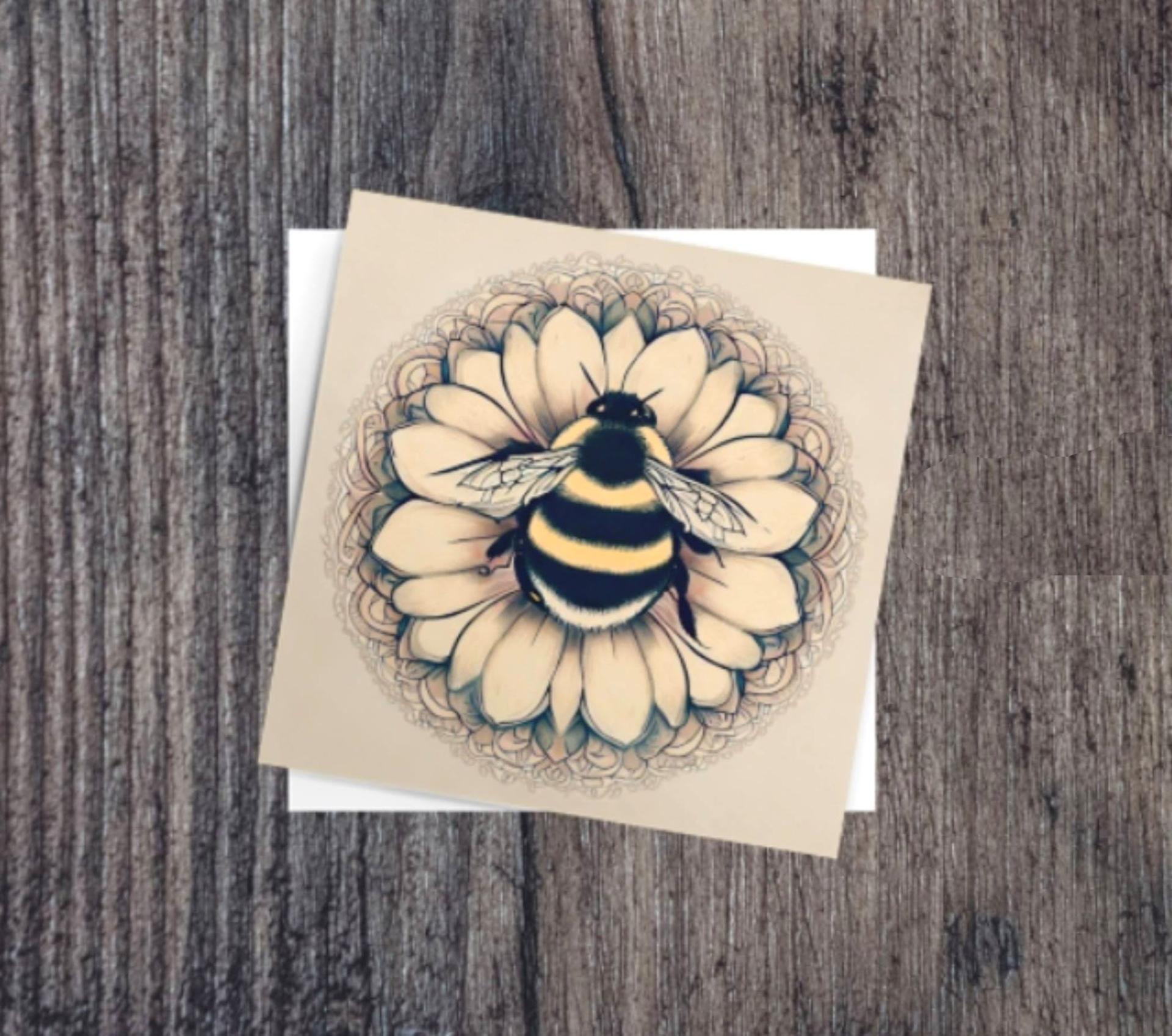 Bumble Bee Cards, Large Note Card, Invites, Birthday, Money Card