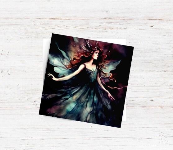 Fairy Cards, Large Note Card, Invites, Birthday, Gift Card