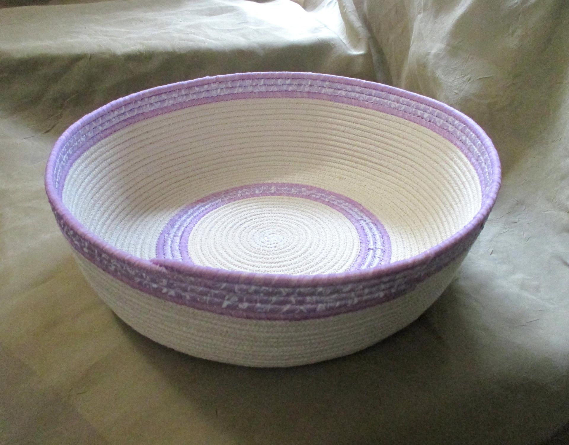 Rope Bowls,  Handmade Cotton Rope Bowls