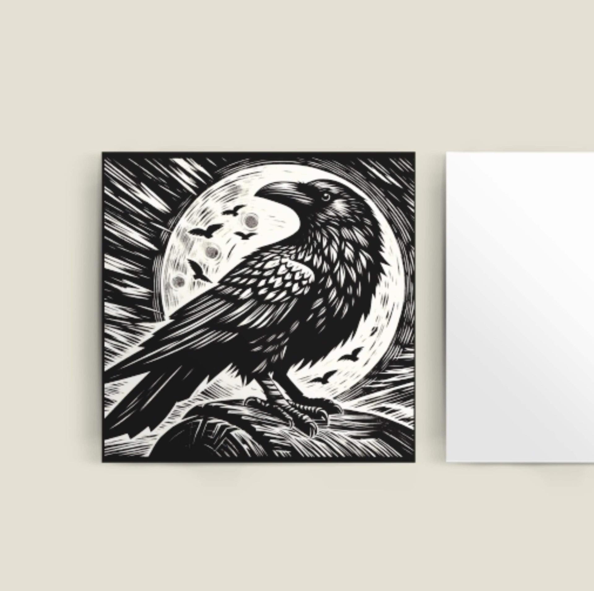 Raven - Large Cards, Notecards, Birthday, Invites