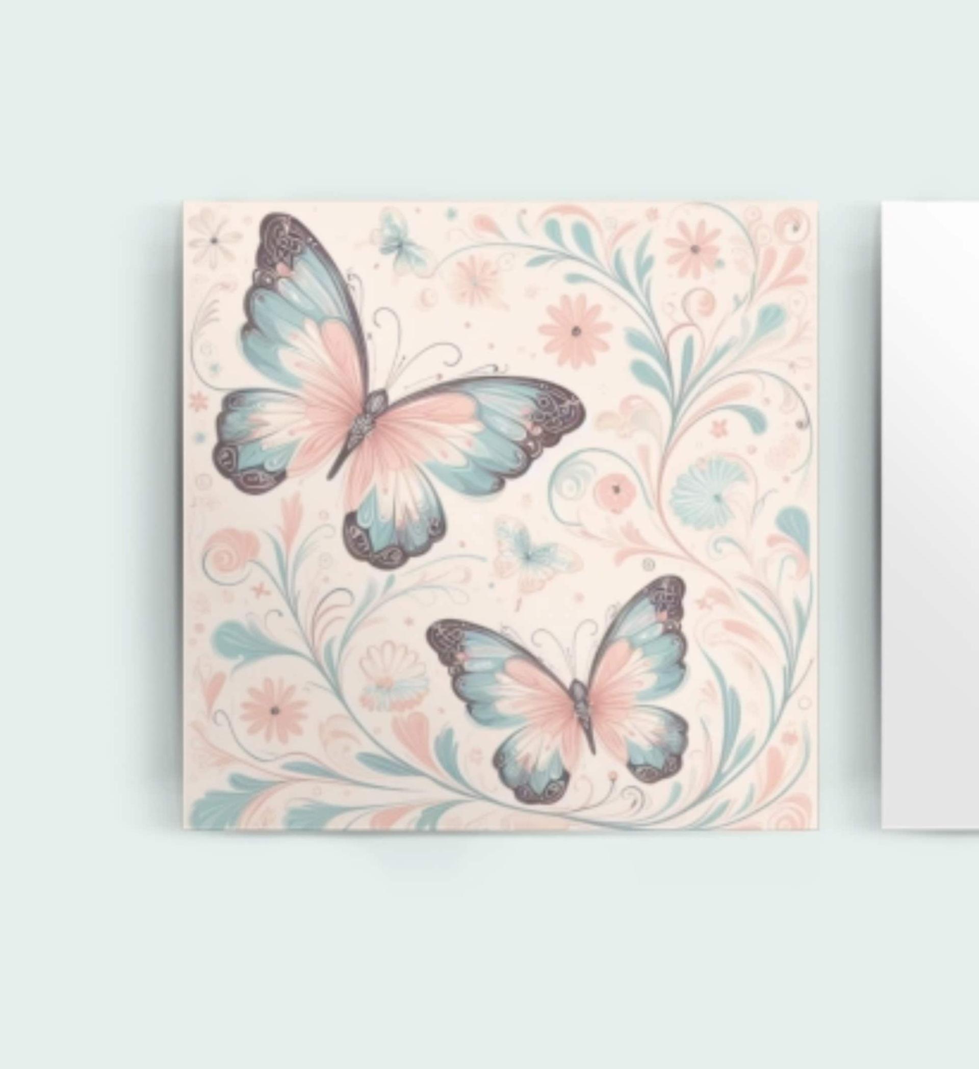 Set of 3 Cards, Butterfly Greeting Cards, Bulk Pack of Cards