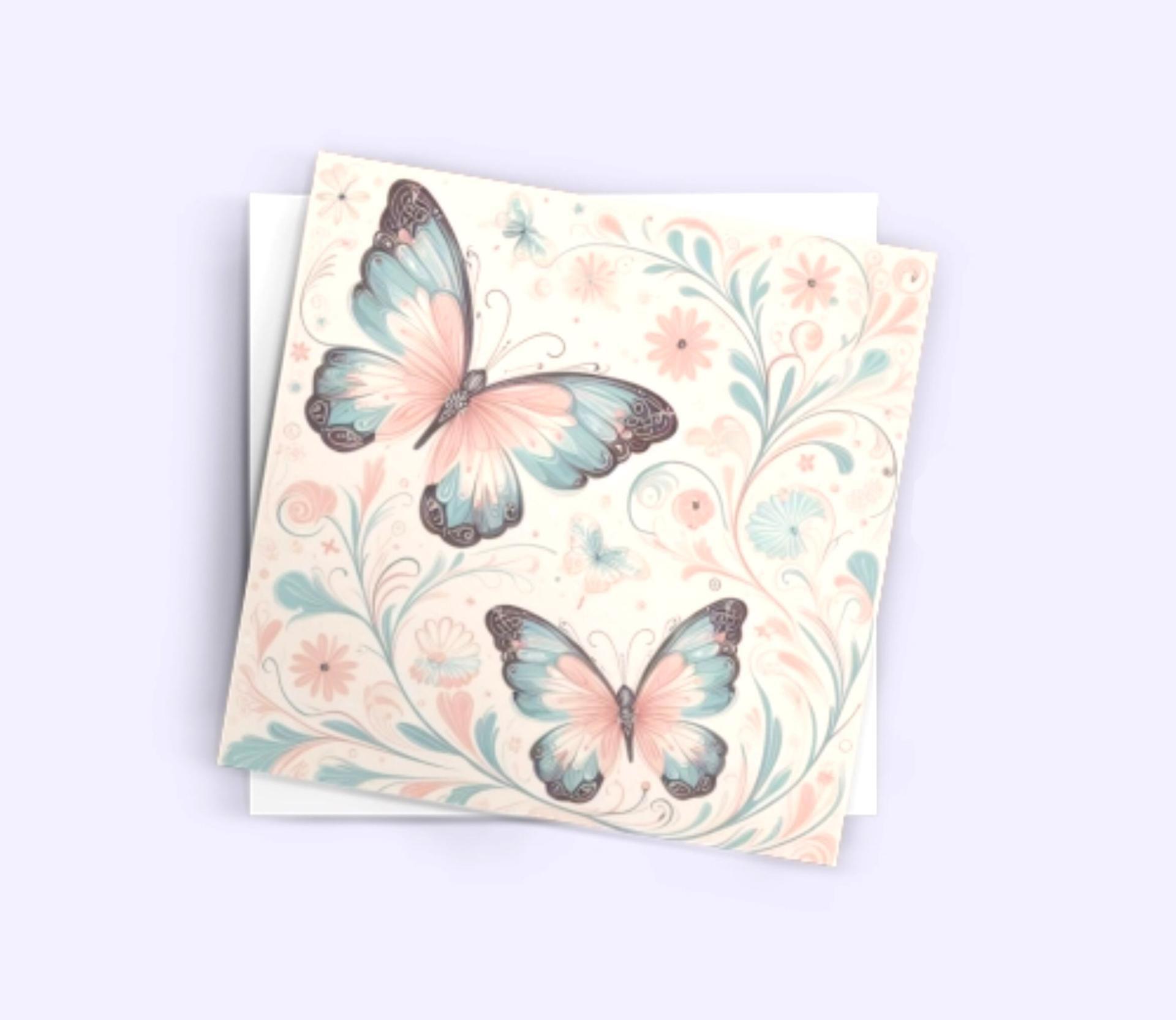 Butterfly Greeting Cards, Birthday, Invitations, Thank You Cards