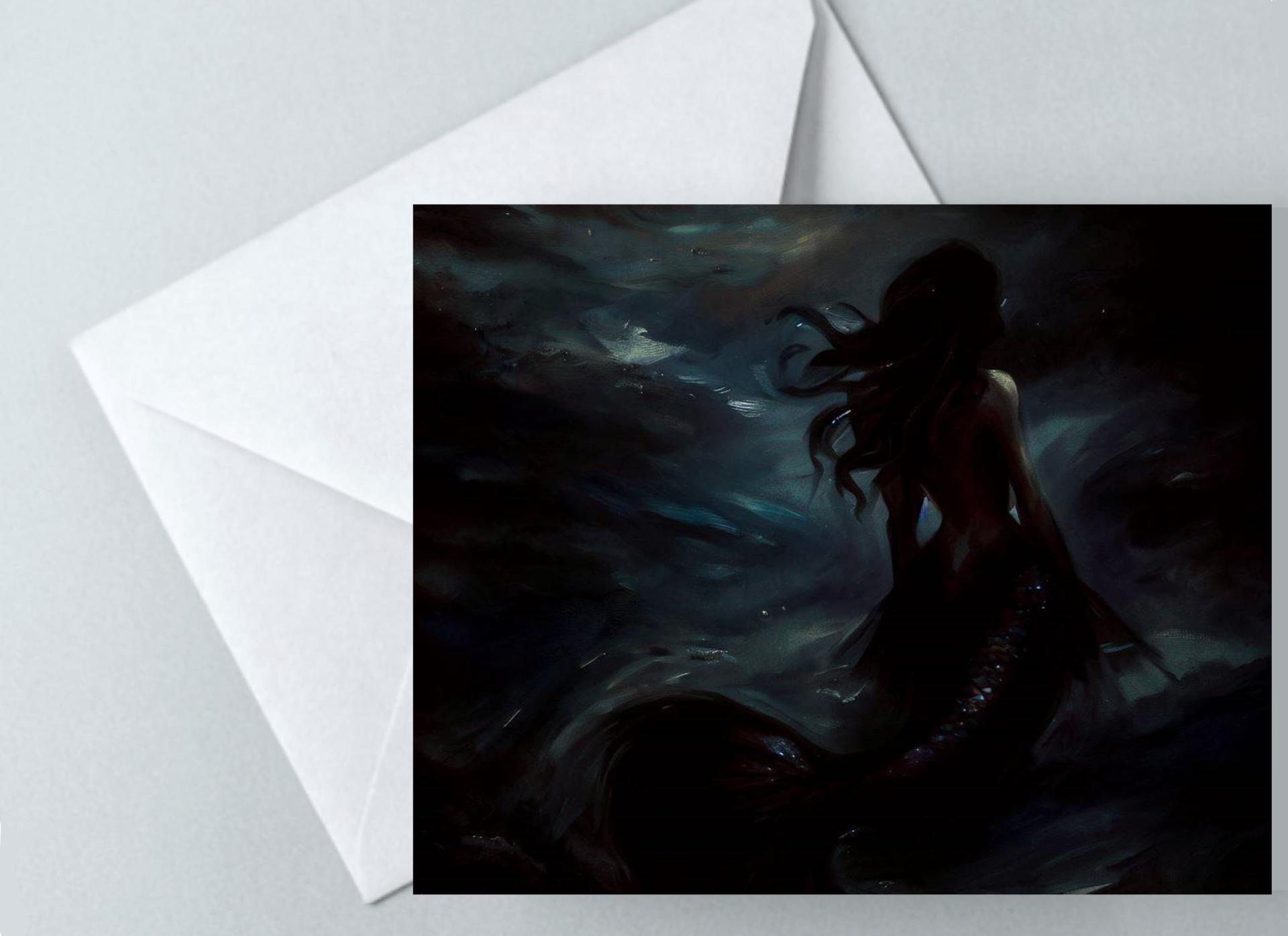 Mermaid Greeting Cards, Birthday, Invitations, Thank You Cards