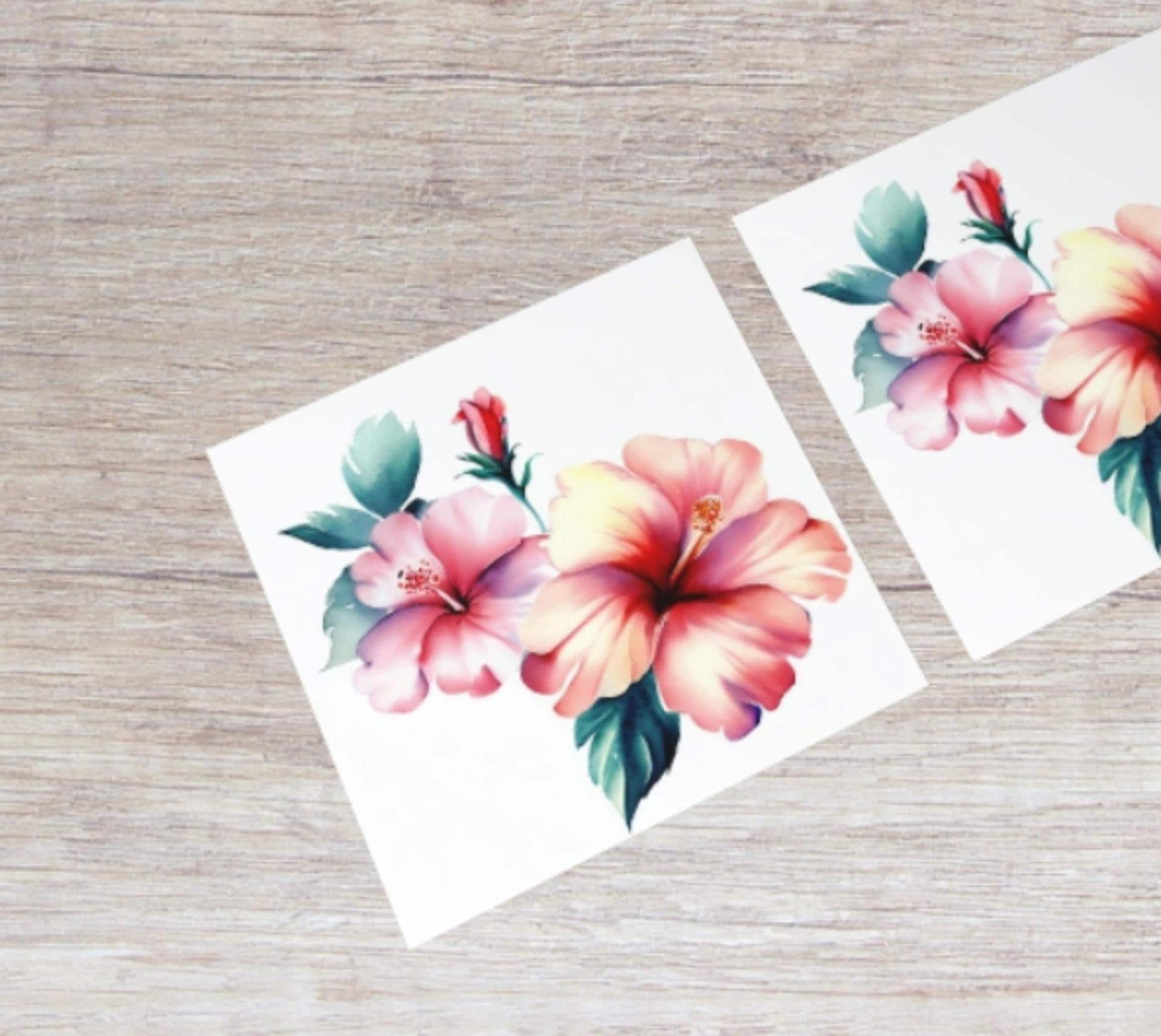 Hibiscus - Single Card or Bulk 10 Pack of Greeting Cards